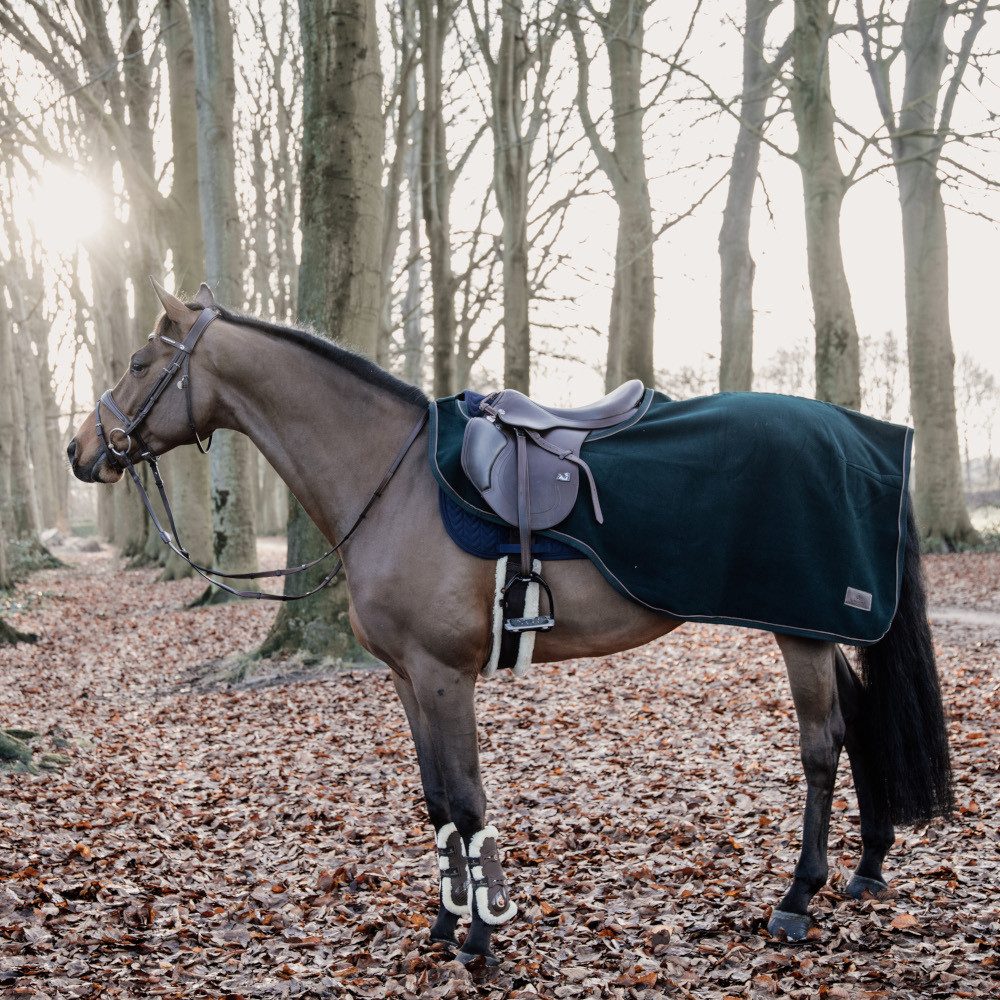 Kentucky Horsewear Ausreitdecke Kentucky Horsewear Ausreitdecke Heavy Fleece - tannengrün