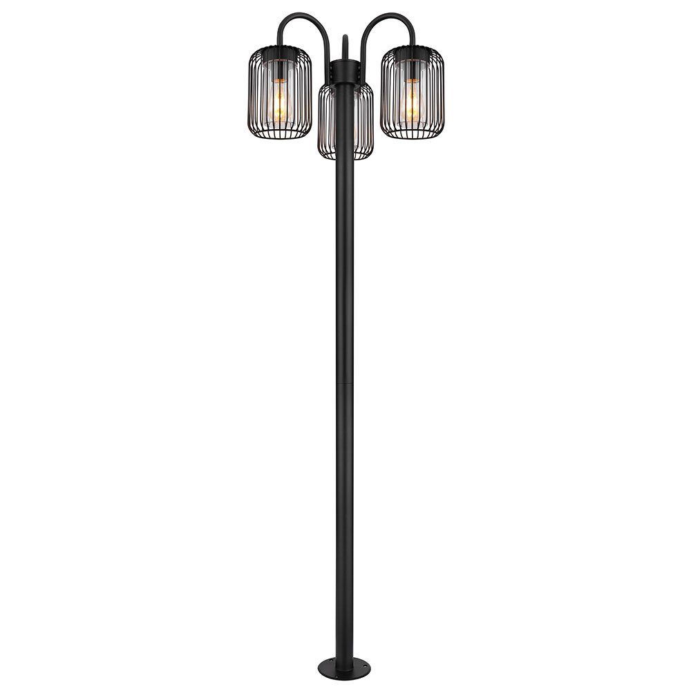 GLOBO LIGHTING Außen-Stehlampe, Leuchtmittel nicht inklusive, Kandelaber Stehleuchte Außenleuchte Wegelampe Garten, 3