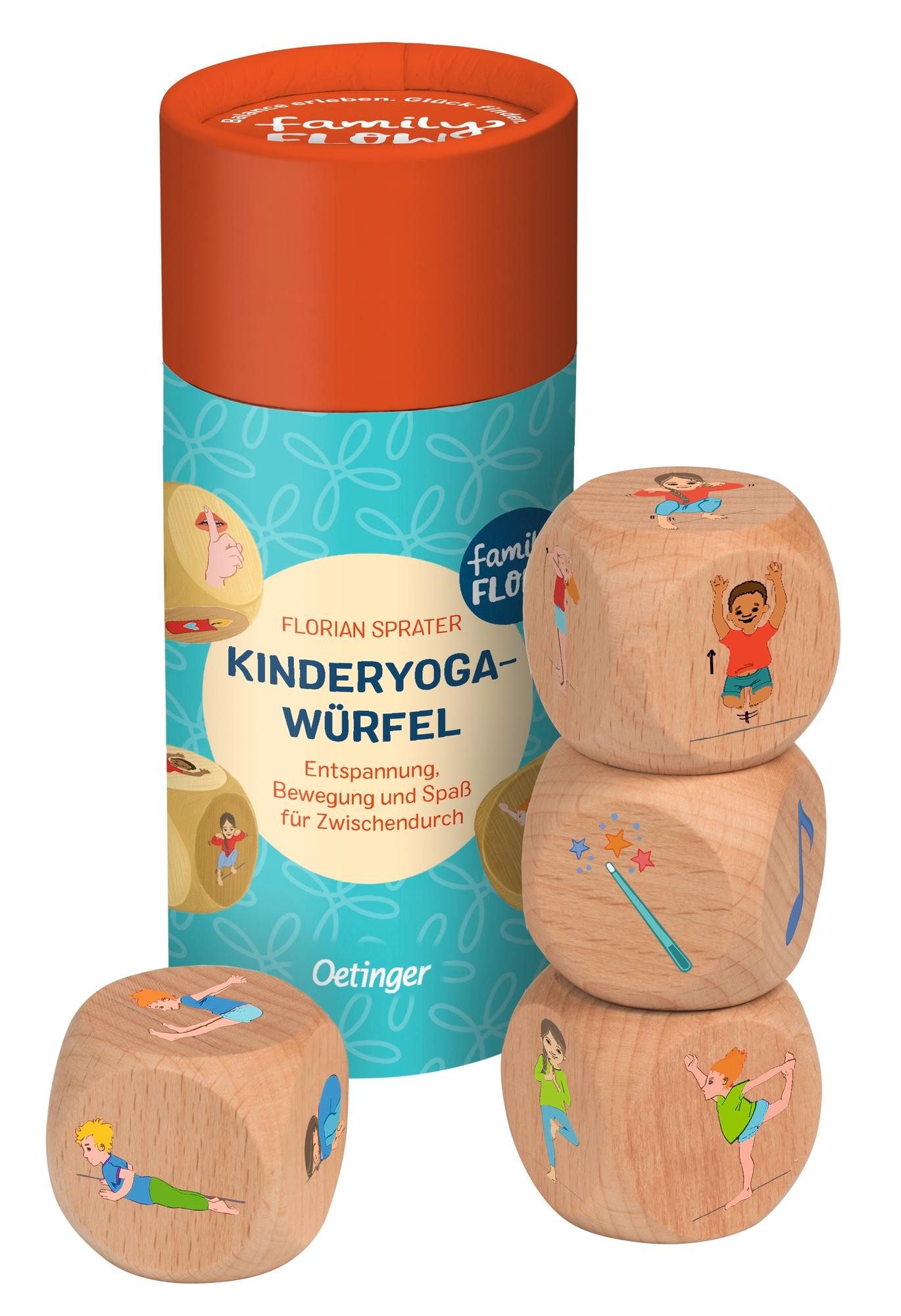 Oetinger Spiel FamilyFlow. Kinderyoga-Würfel