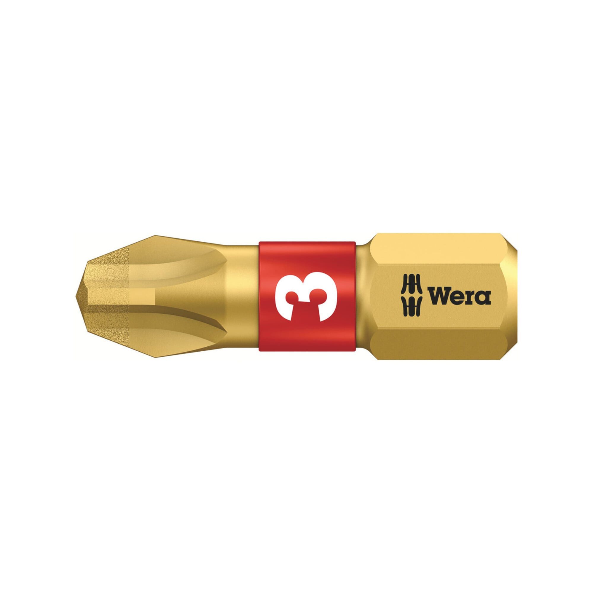 Kreuzschlitz-Bit Wera 851/1 BDC Phillips-Bits, PH 3, Länge 25 mm 10 Stk