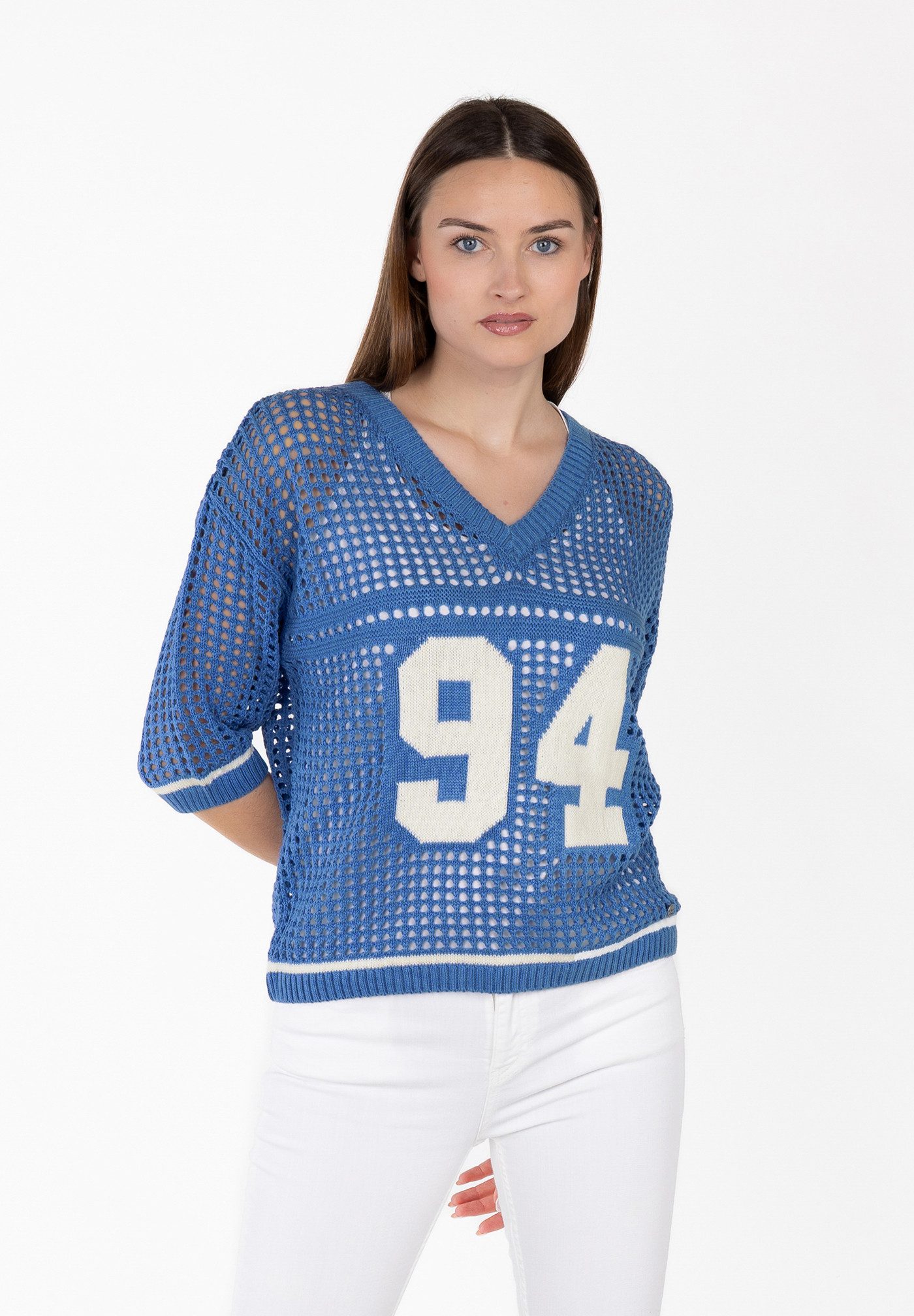 Key Largo Rundhalspullover WKN PIER v-neck (1-tlg) günstig online kaufen