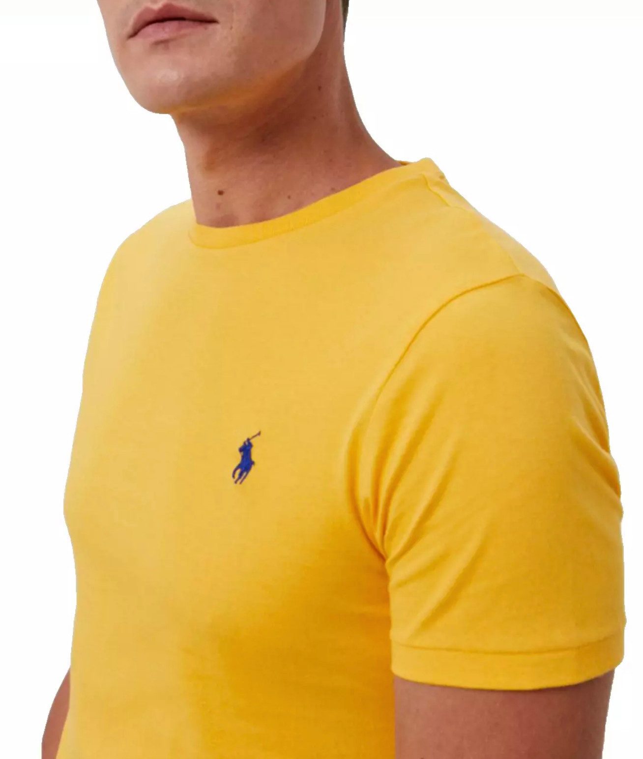Polo Ralph Lauren T-Shirt Custom Slim Fit Pony gestickte Pony-Logo auf der linken Brust
