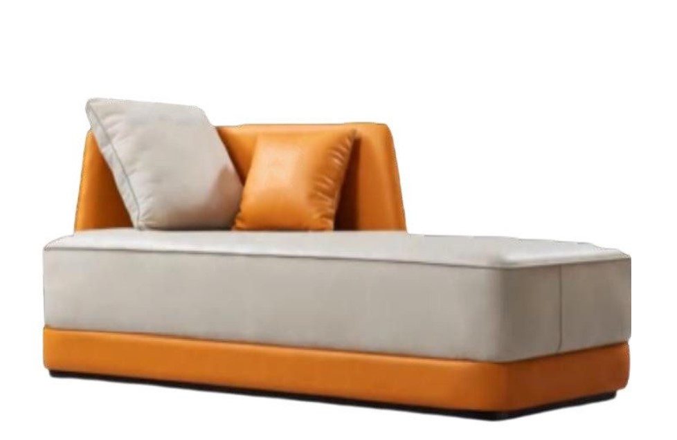 Xlmoebel Recamiere Luxuriöse Liege aus Kunstleder für entspanntes Relaxen, 1 Teile, Hergestellt in Europa