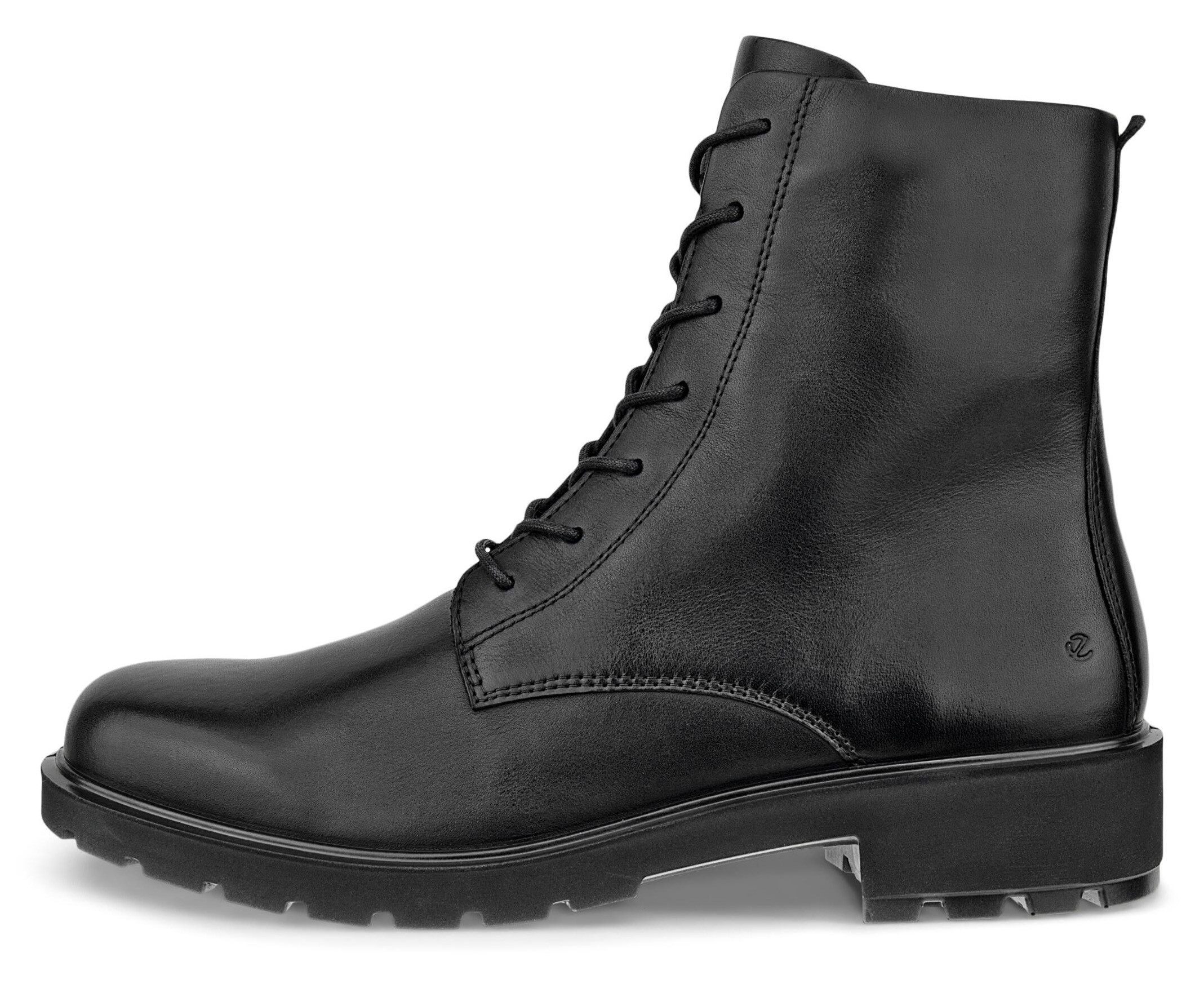 Ecco METROPOLE VIENNA Schnürstiefelette Schnürboots, Klassik-Stiefelette mit Dual-Fit-Innensohle