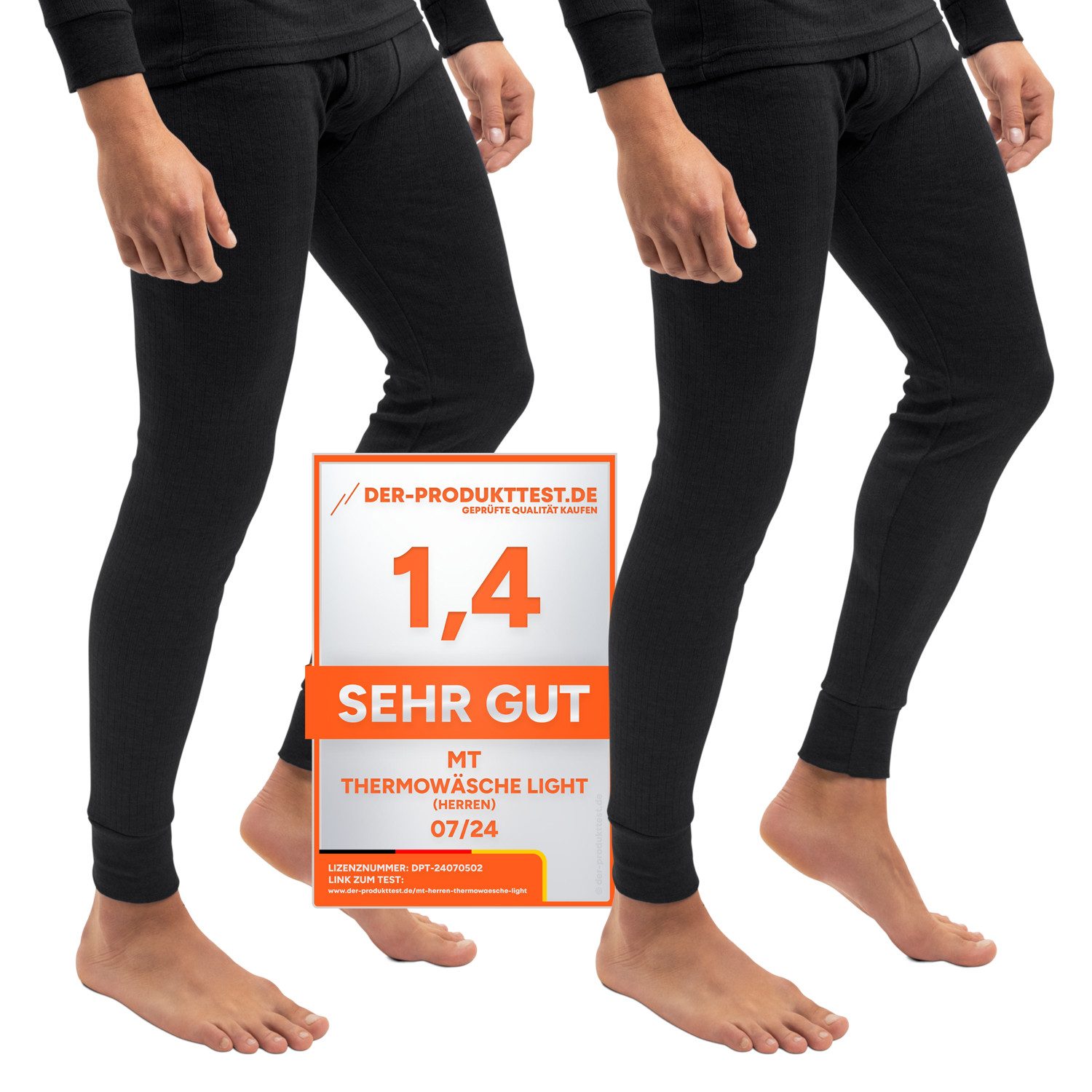 celodoro Funktionshose 2er Pack Herren Ski- und Thermounterhose Light Lange Unterhosen