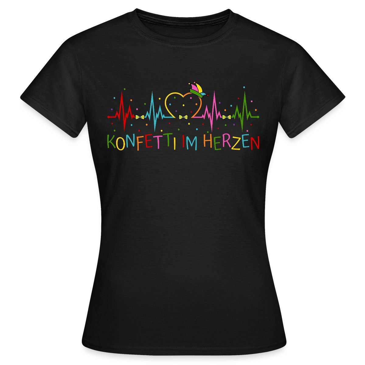 Spreadshirt T-Shirt Herzschlag Konfetti Im Herzen günstig online kaufen