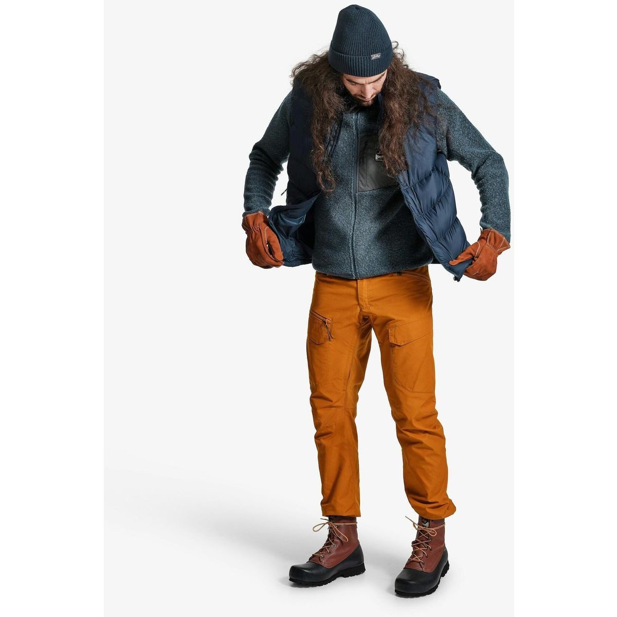 Lundhags Funktionsweste Fulu Down Vest M Vielseitige Outdoor-Weste aus nachhaltigen Materialien, ideal für