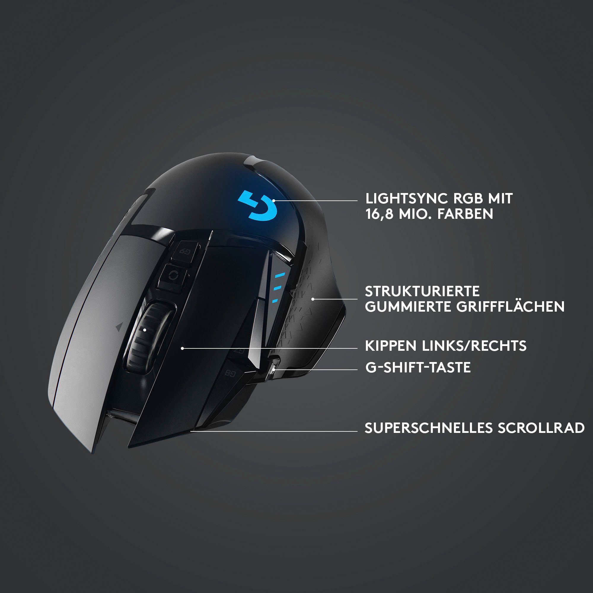 Logitech G502 EER2 Wireless (Funk) Gaming-Maus G LIGHTSPEED