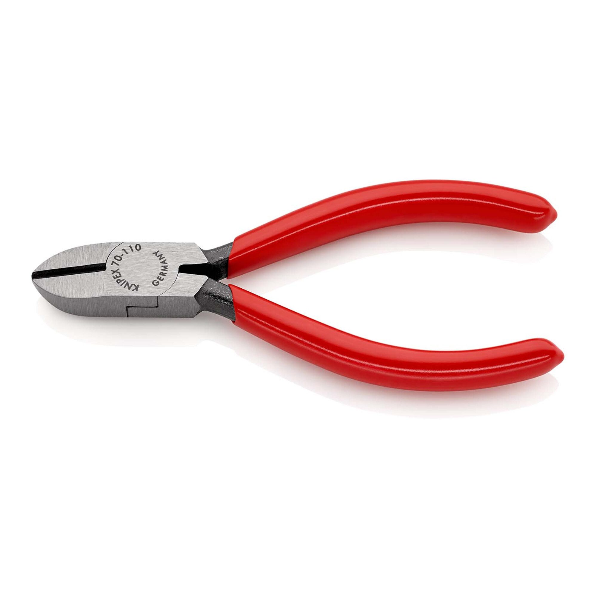 Knipex Seitenschneider KNIPEX 70 01 110 Seitenschneider mit Kunststoff überzogen schwarz atra