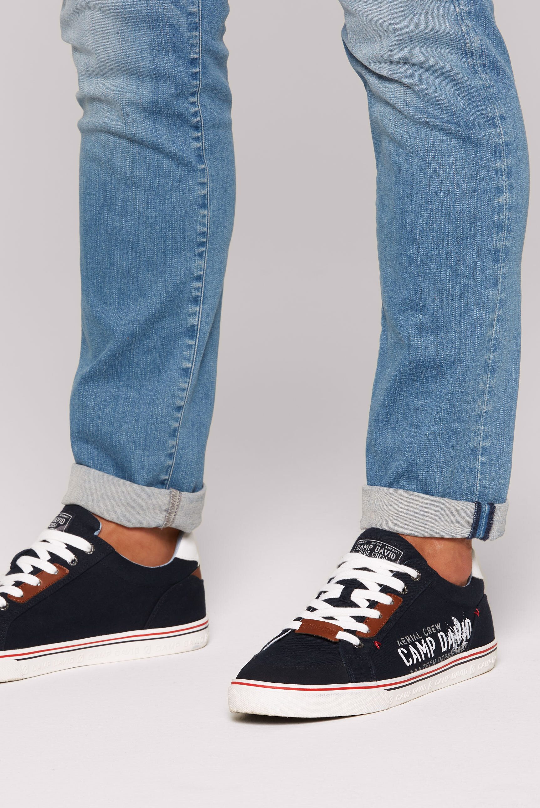 CAMP DAVID Sneaker mit Label-Print günstig online kaufen