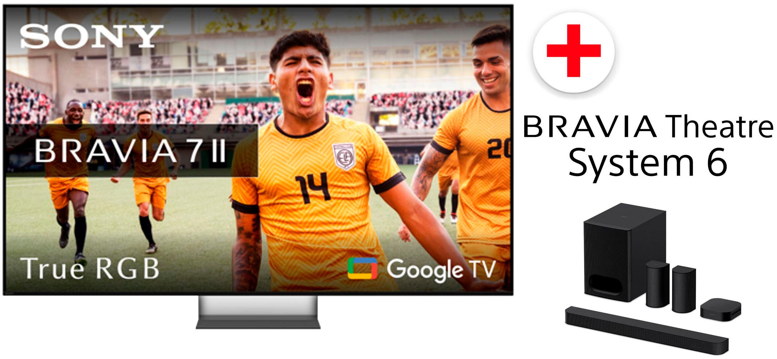 Sony K-75XR75M2 LED-Fernseher (189 cm/75 Zoll, 4K Ultra HD, Android TV, Google TV, BRAVIA 7 II + BRAVIA Theatre System 6 Soundbar)