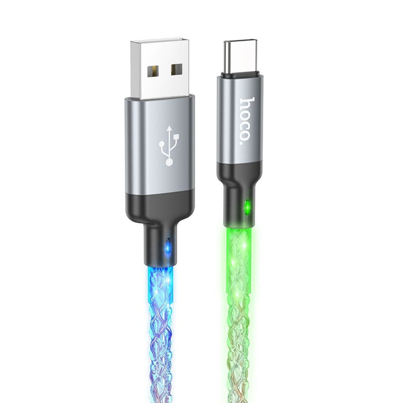 hoco. U112 USB-Kabel, USB-A, USB-C, Schnellladekabel mit 3A Leistung