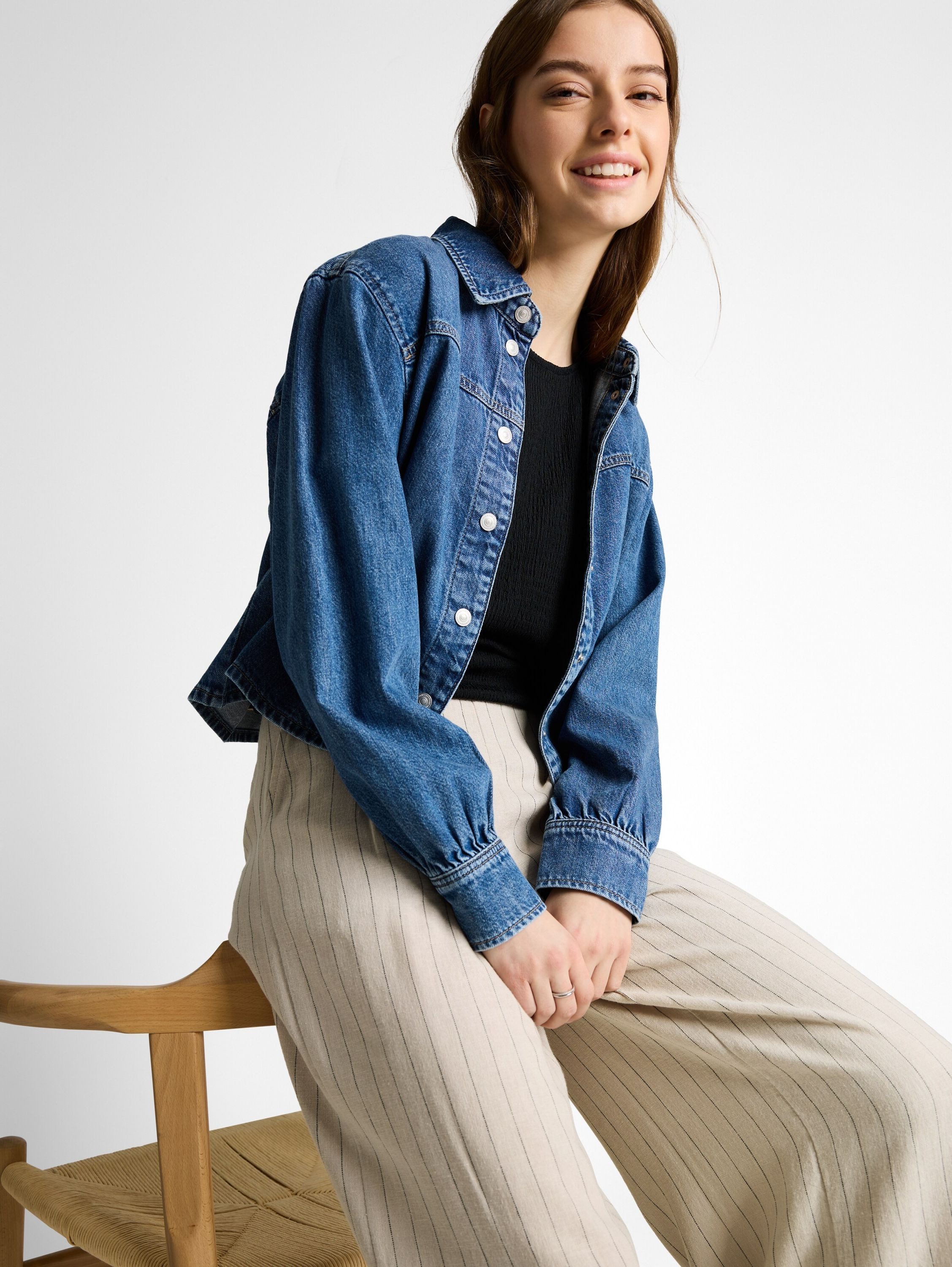 TOM TAILOR Denim Leinenhose