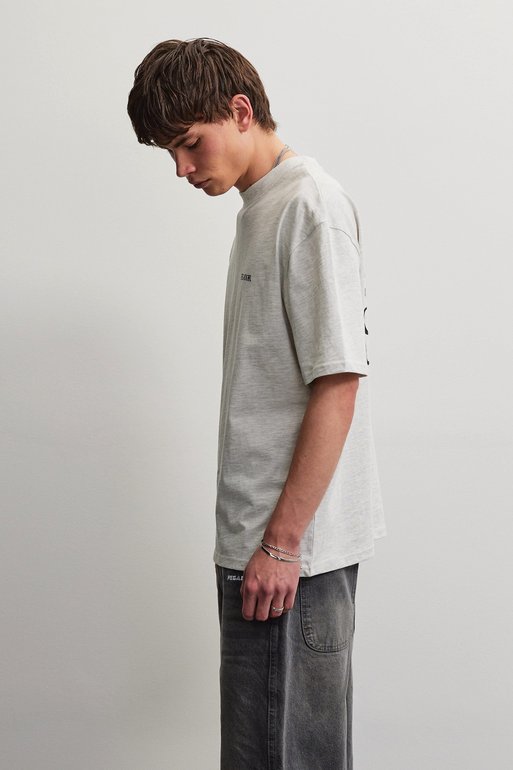 PEGADOR Rundhalsshirt MILES OVERSIZED TEE