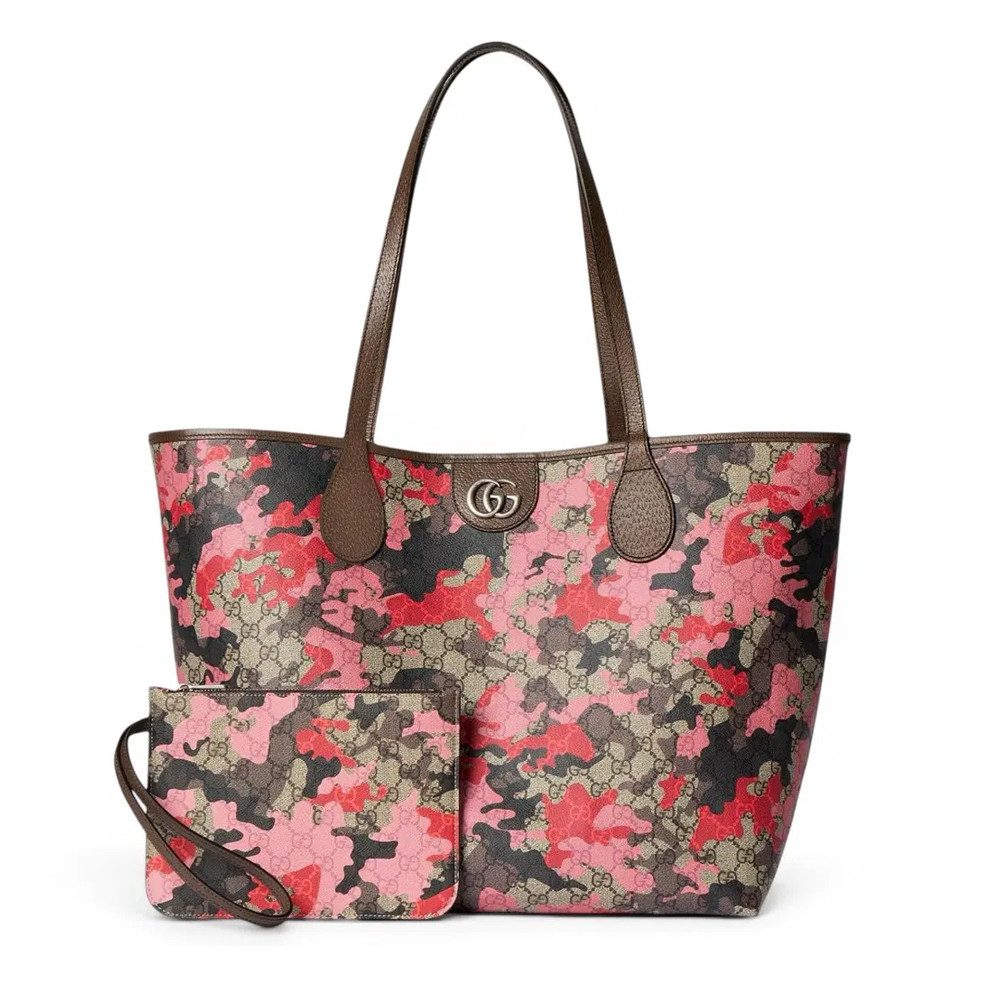 GUCCI Shopper Große Shopper-Tasche GG Marbled Pop/Dollar Animation