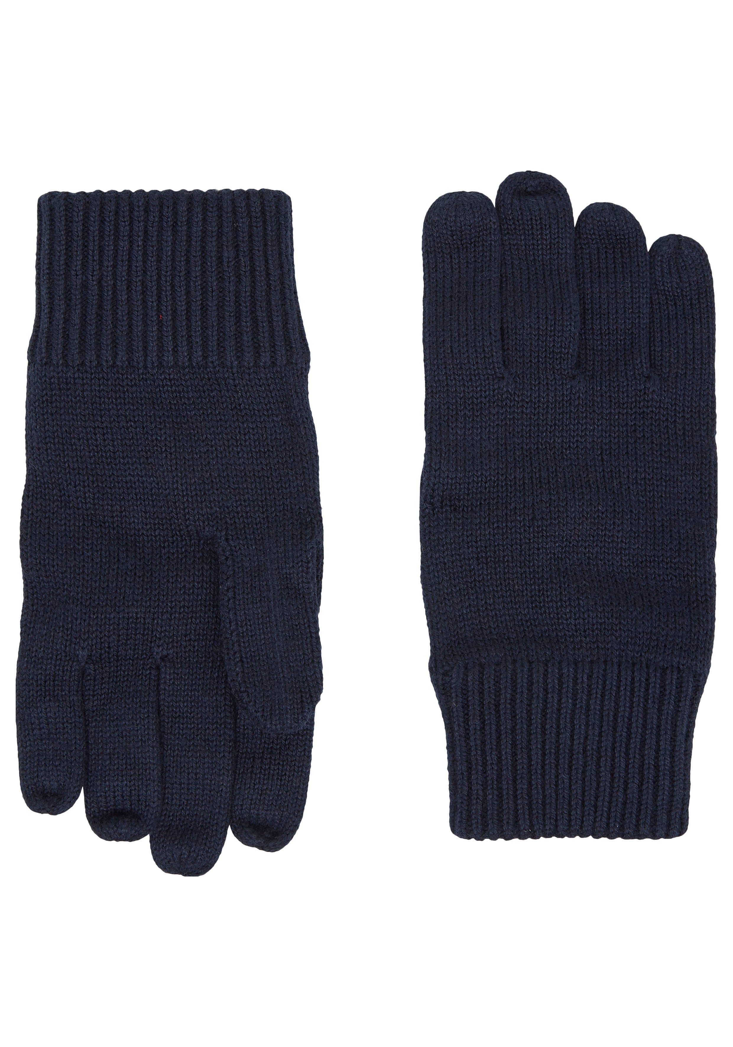 Space Tommy Hilfiger Blue Strickhandschuhe FLAG GLOVES ESSENTIAL KNITTED