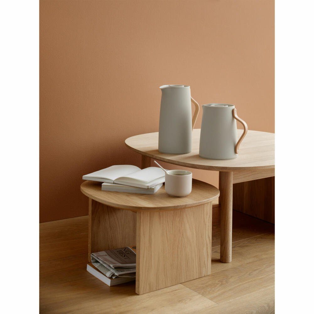 Stelton Isolierkanne Emma für Kaffee - Soft Sand 1.2 L, 1,2 l, Edelstahl-Thermoeinsatz