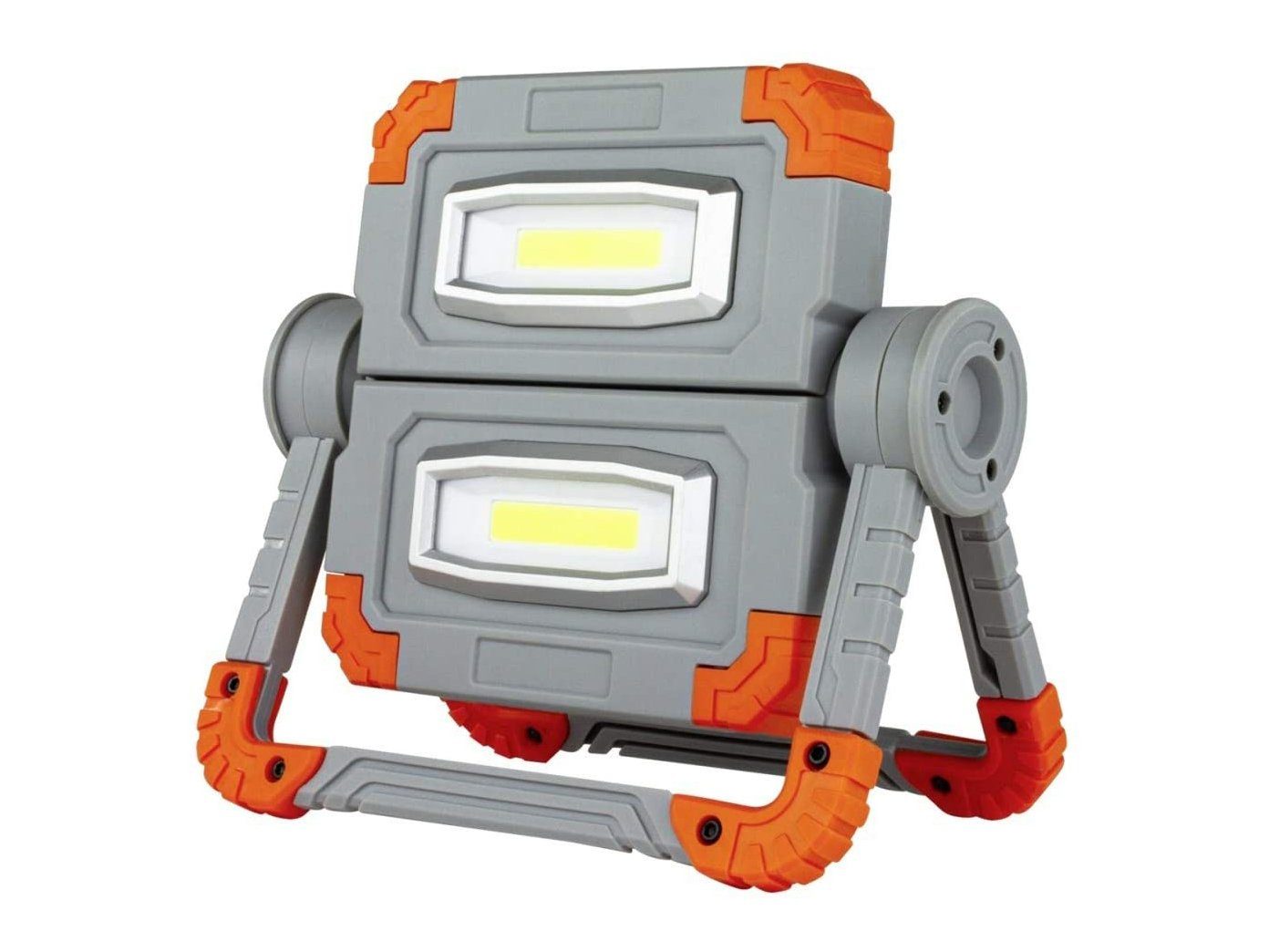 REV Handleuchte, LED Baustrahler Akku Powerbank & USB Ladekabel, flache Werkstattlampe