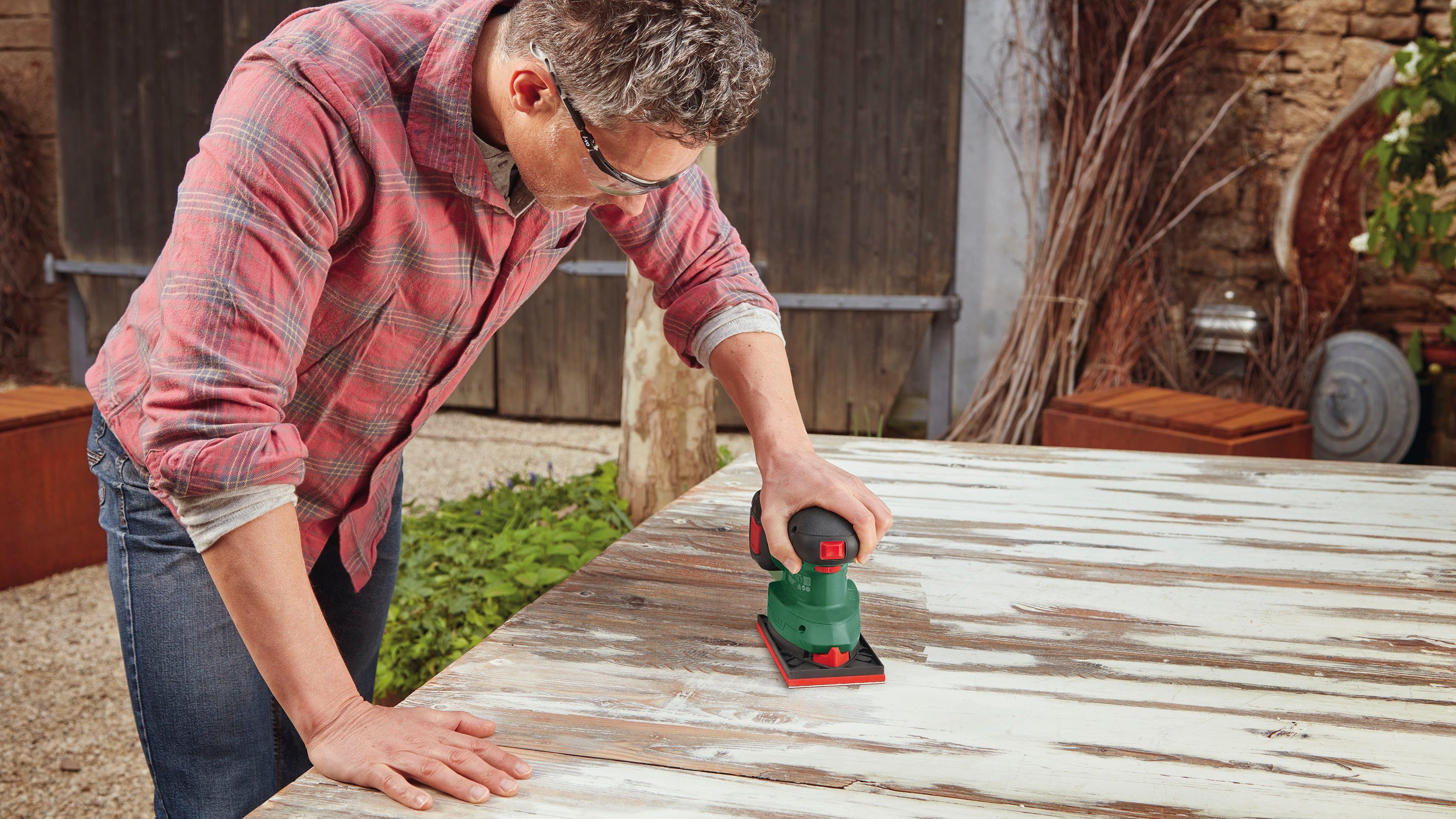 Bosch Home & Garden Akku-Multischleifer UniversalSander 18V-10 - solo, ohne Akku und Ladegerät – Bild 2 von 5