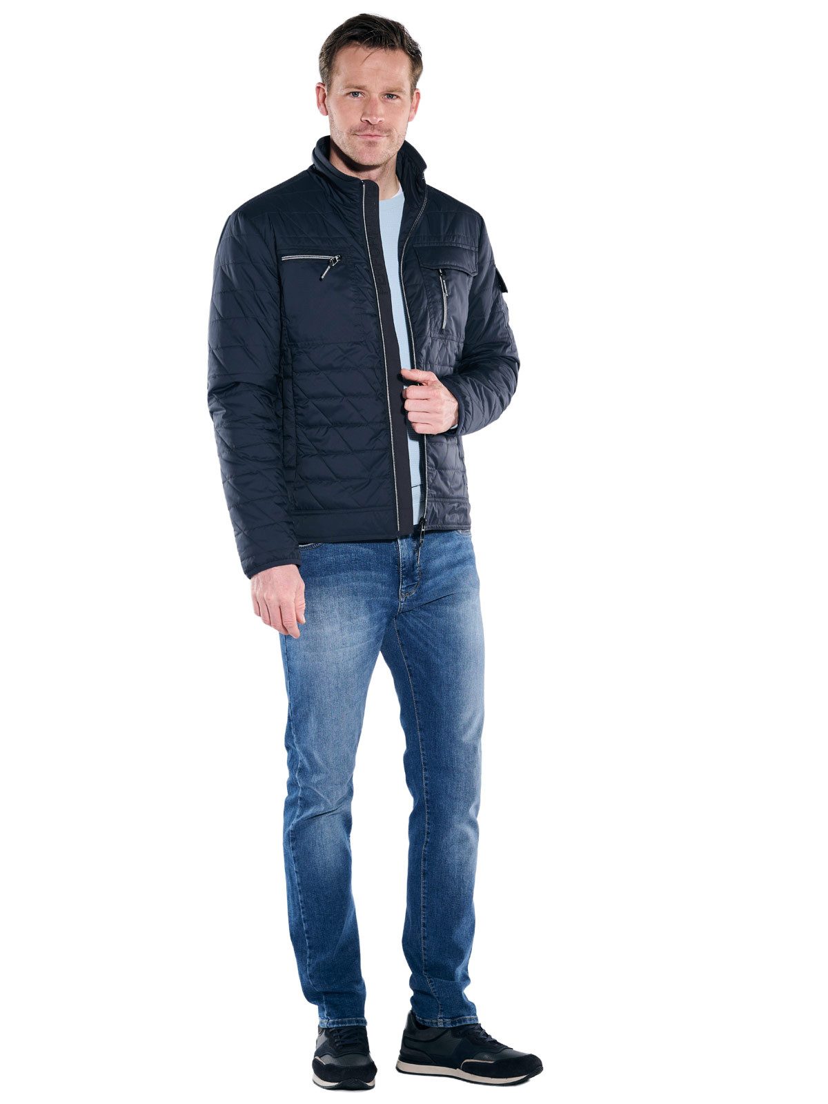 Engbers Steppjacke Herren Steppjacke, Saphirblau