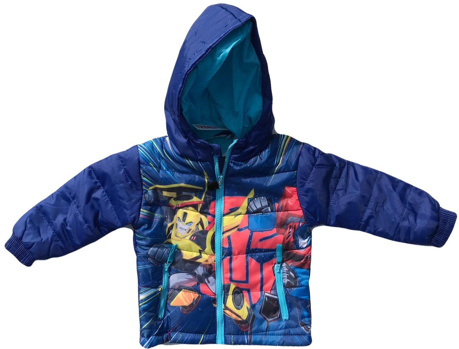 Transformers Winterjacke TRANSFORMERS Kinderjacke Jacke für Jungen in blau oder grau für Kinder 3 4 6 8 Jahre