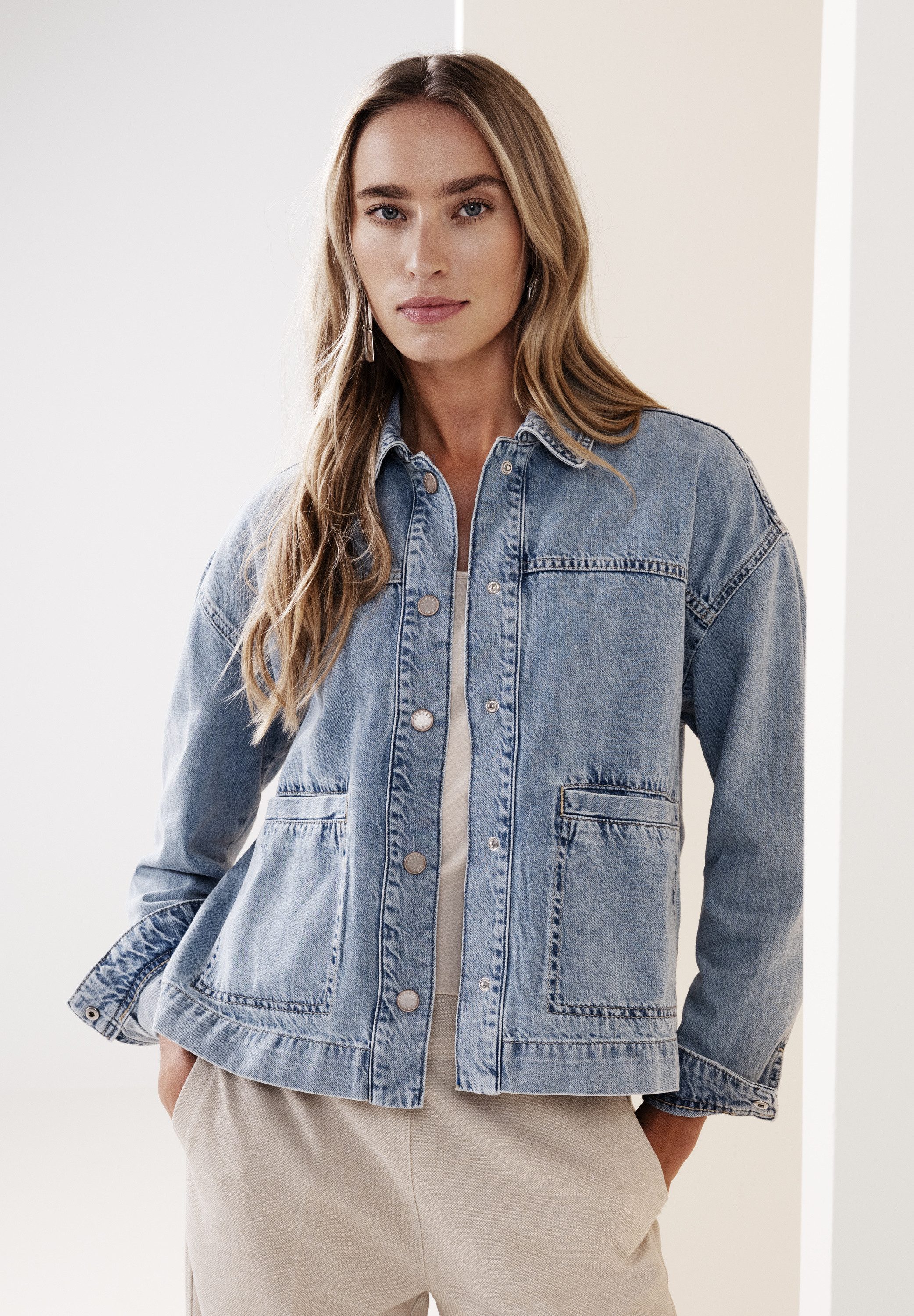 STREET ONE Jeansjacke in Denim-Optik günstig online kaufen