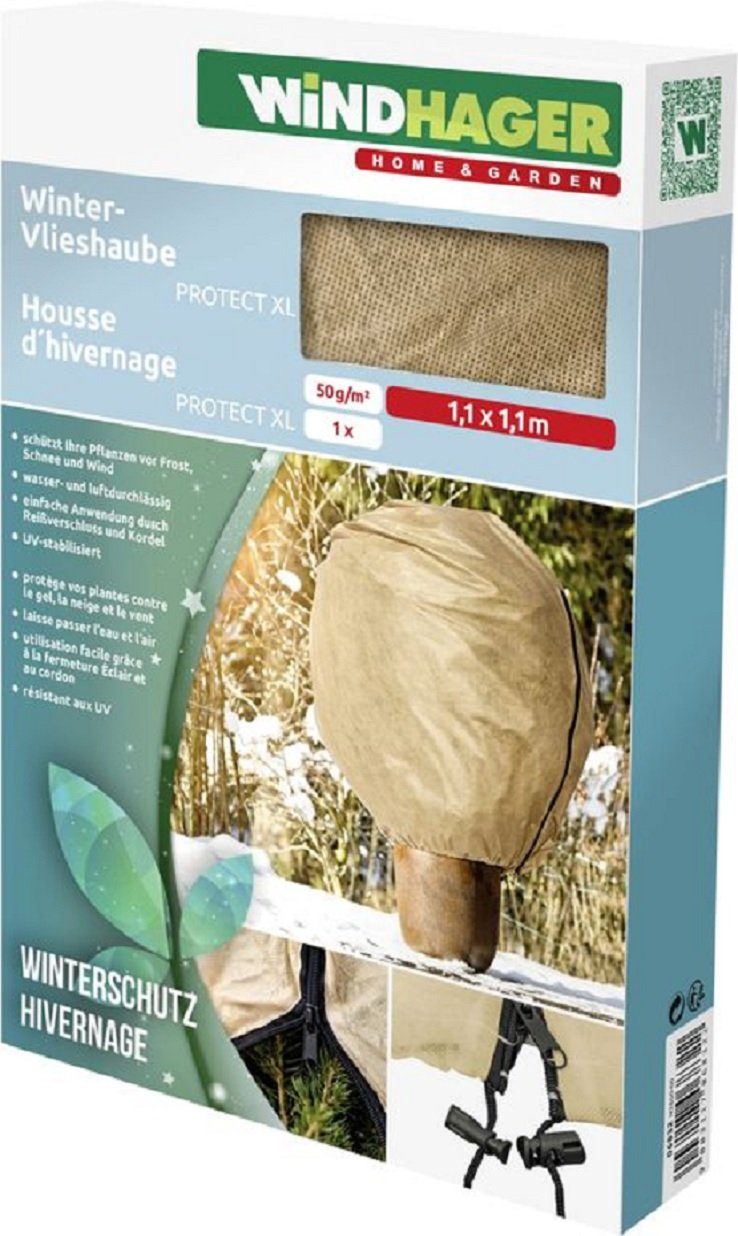 Windhager Winterschutzvlies Pflanzenschutzvlieshaube Protect, verschiedene Größen