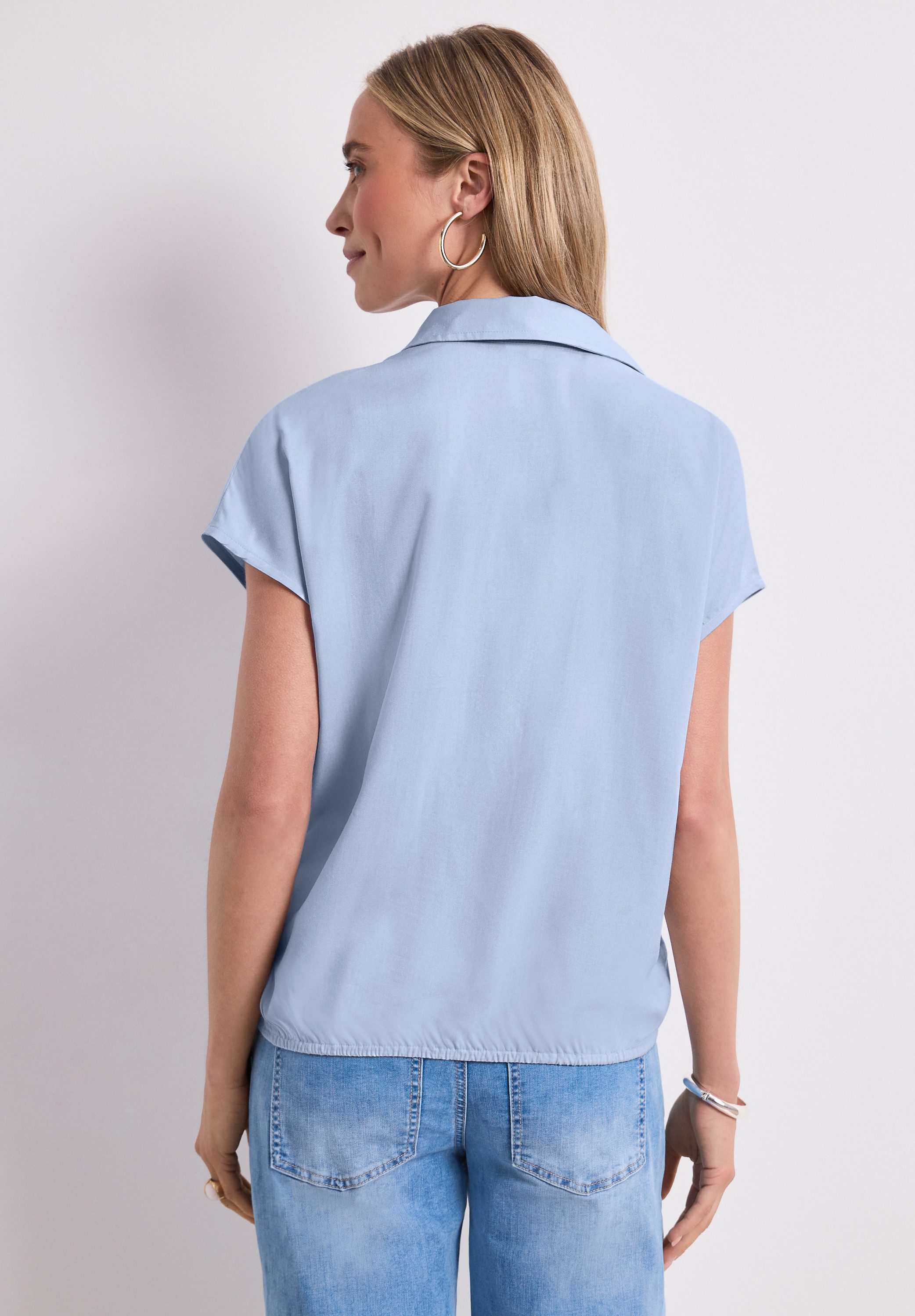 STREET ONE Hemdbluse aus softer Viskose