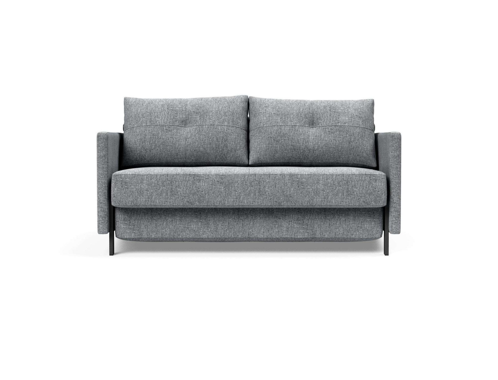 INNOVATION LIVING ™ Schlafsofa Cubed Klappsofa, hochwertige Schlaffunktion, Design und extra Komfort, Frontauszug, sehr platzsparend, abgewinkelt Sitzen, waagerecht liegen