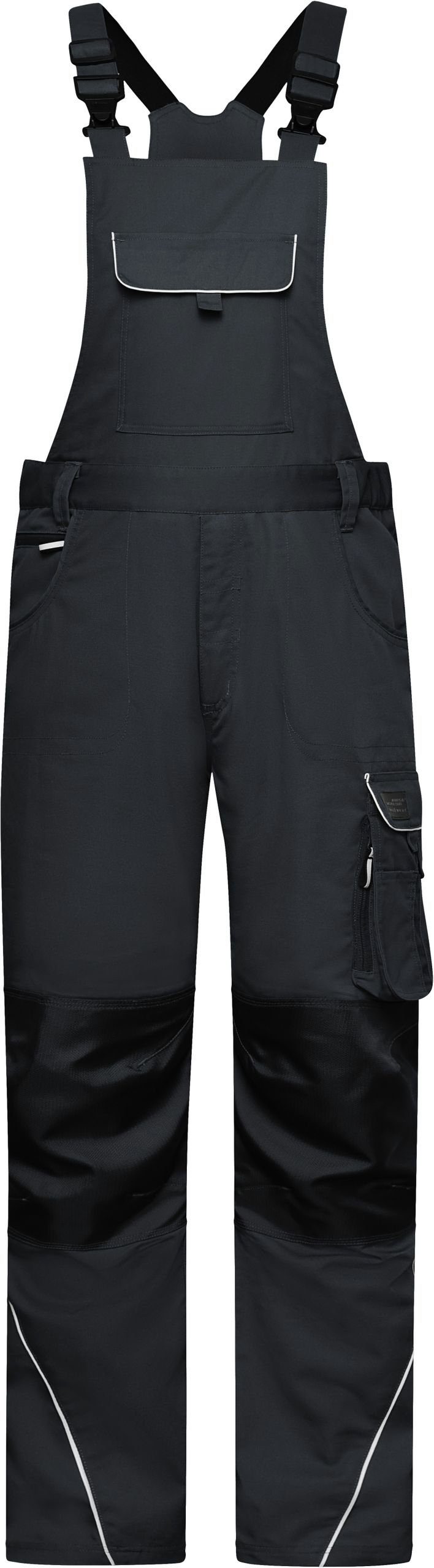 James & normale Länge Workwear Latzhose Royal -Solid- Dark Arbeitslatzhose Nicholson FaS50879M