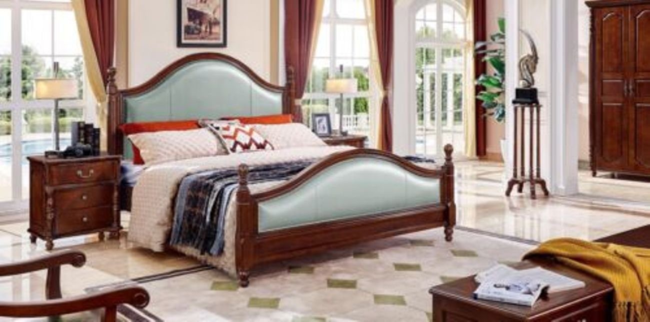 Möbel Massivholz JVmoebel Bett Bett, Doppelbett Holzbett Designbett Schlafzimmer