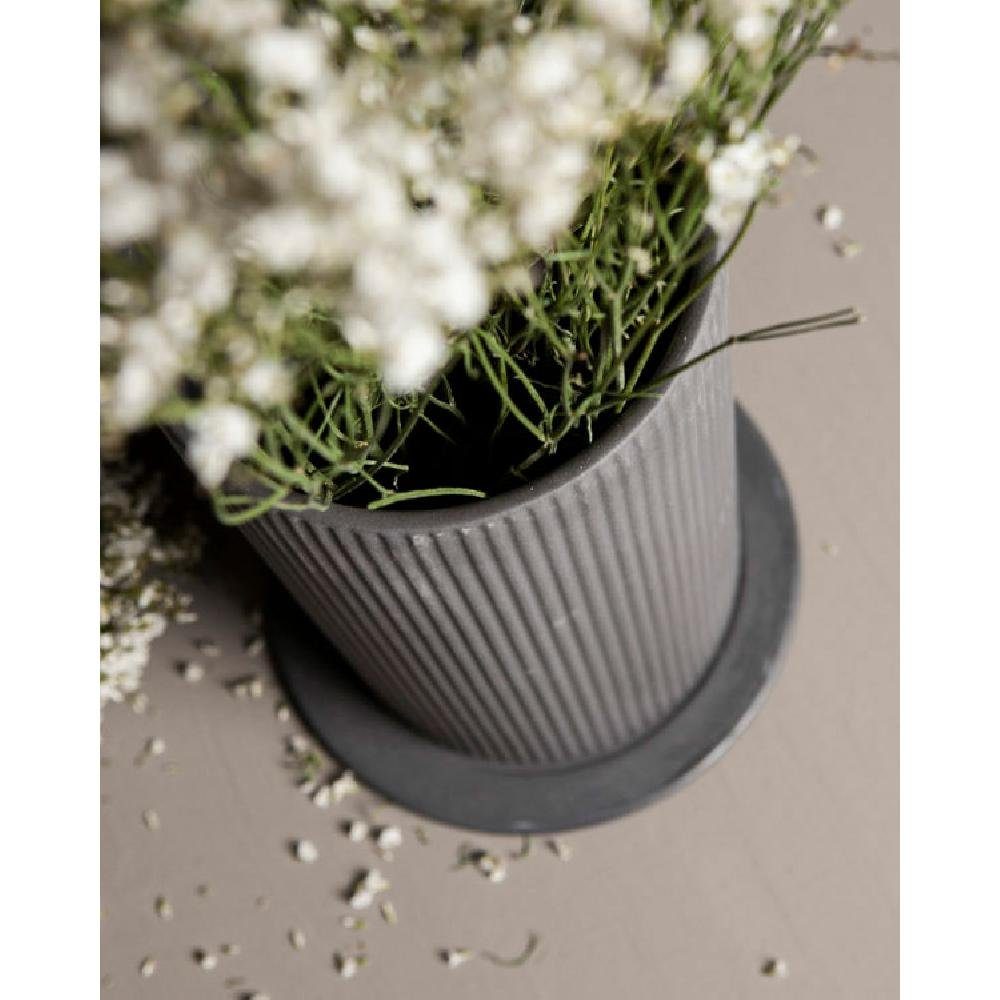 Grey Vase Dark (23cm) Dekovase Ede Storefactory