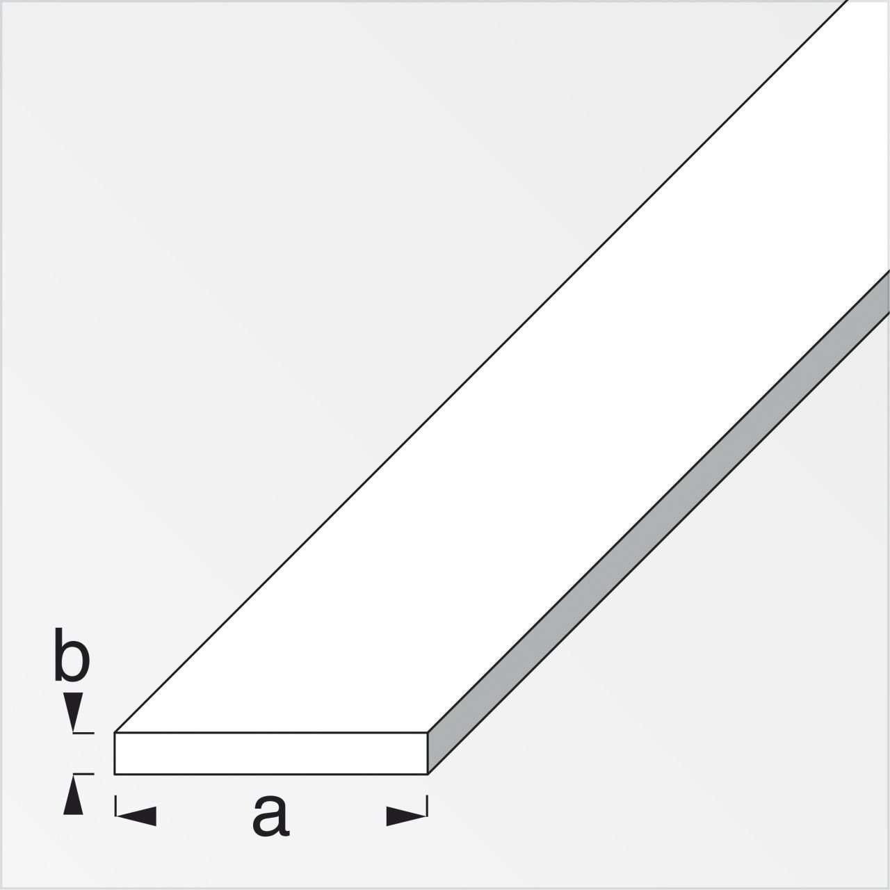 alfer Profil alfer Flachprofil Aluminium eloxiert günstig online kaufen