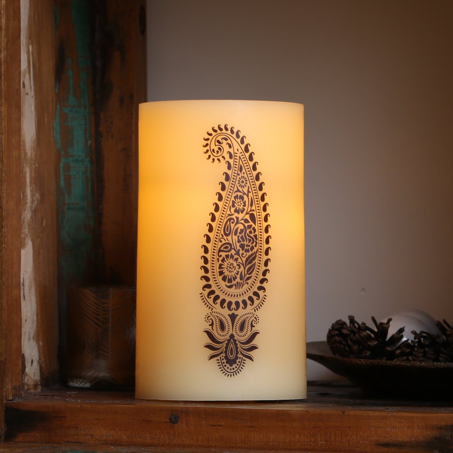 MARELIDA LED-Kerze XXL LED Kerze Ornament günstig online kaufen