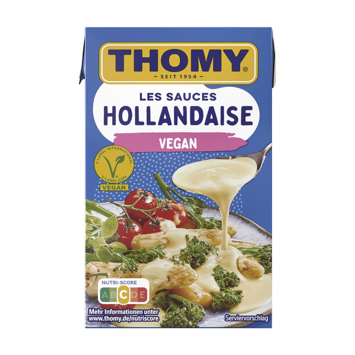 THOMY Gewürz, Thomy Les Sauces Hollandaise Vegan mit Ackerbohneneiweiß 250ml