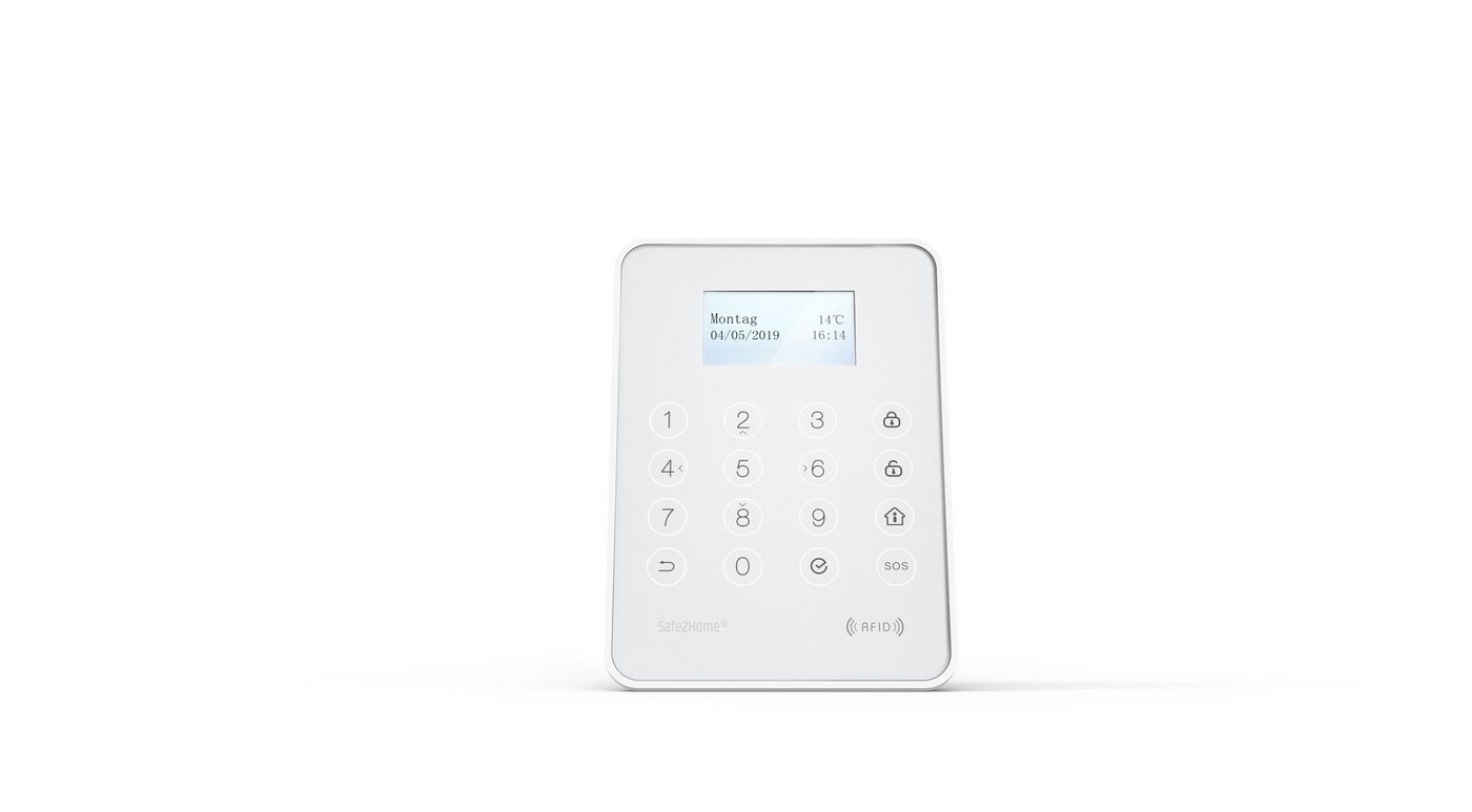 Thumbnail - Safe2Home Für Funk Alarmanlage Serie SP310 – Bedienteil mit RFID Reader Alarmanlage (Tasten/Bedienfeld)