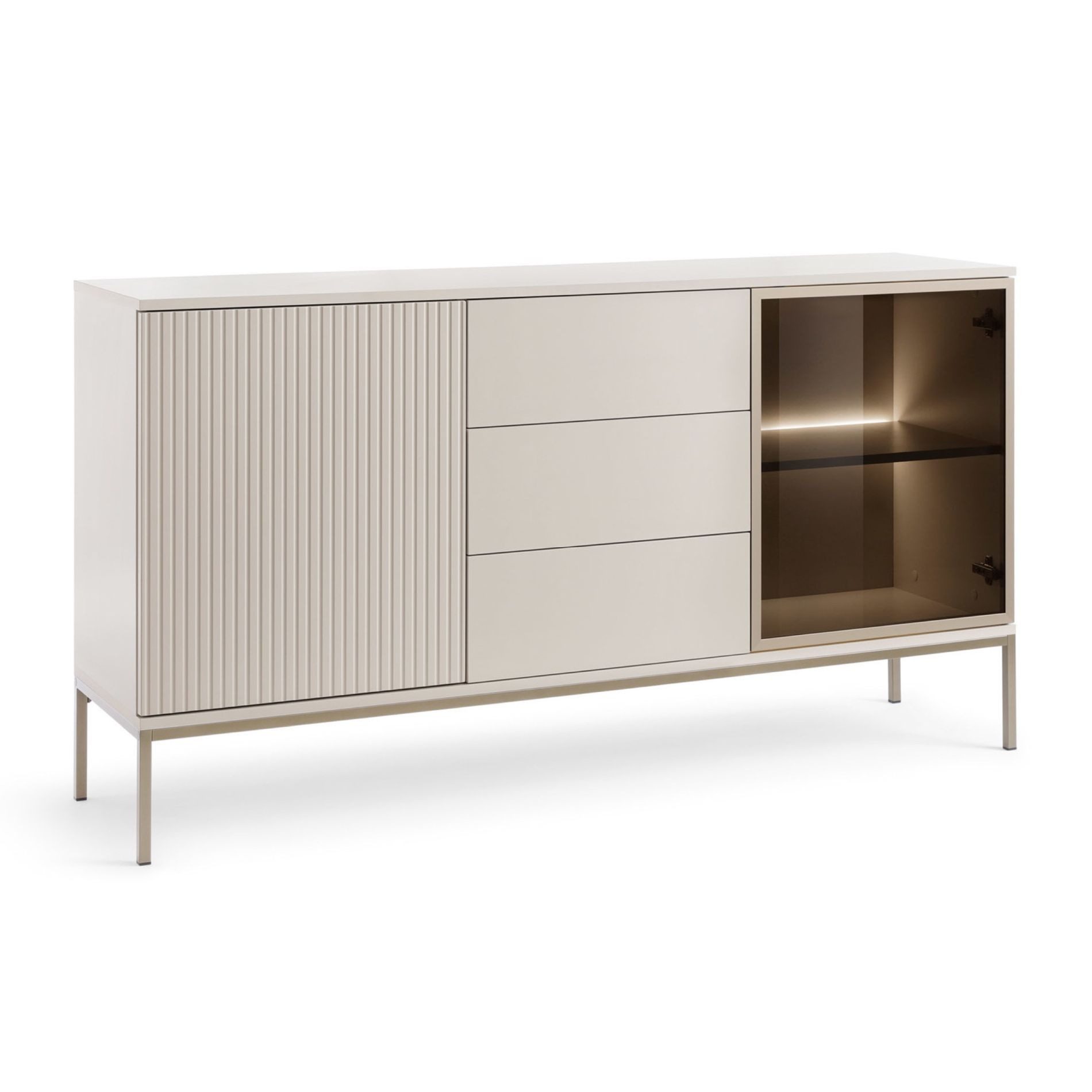 Selsey Sideboard TOSENA, Sideboard mit LED, günstig online kaufen
