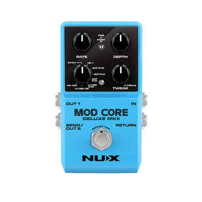 Nux Musikinstrumentenpedal, Mod Core Deluxe MKII - Modulations Effektgerät für Gitarren