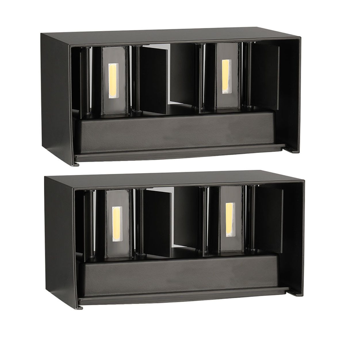 LETGOSPT Wandleuchte 12W Quader LED Wandlampe günstig online kaufen
