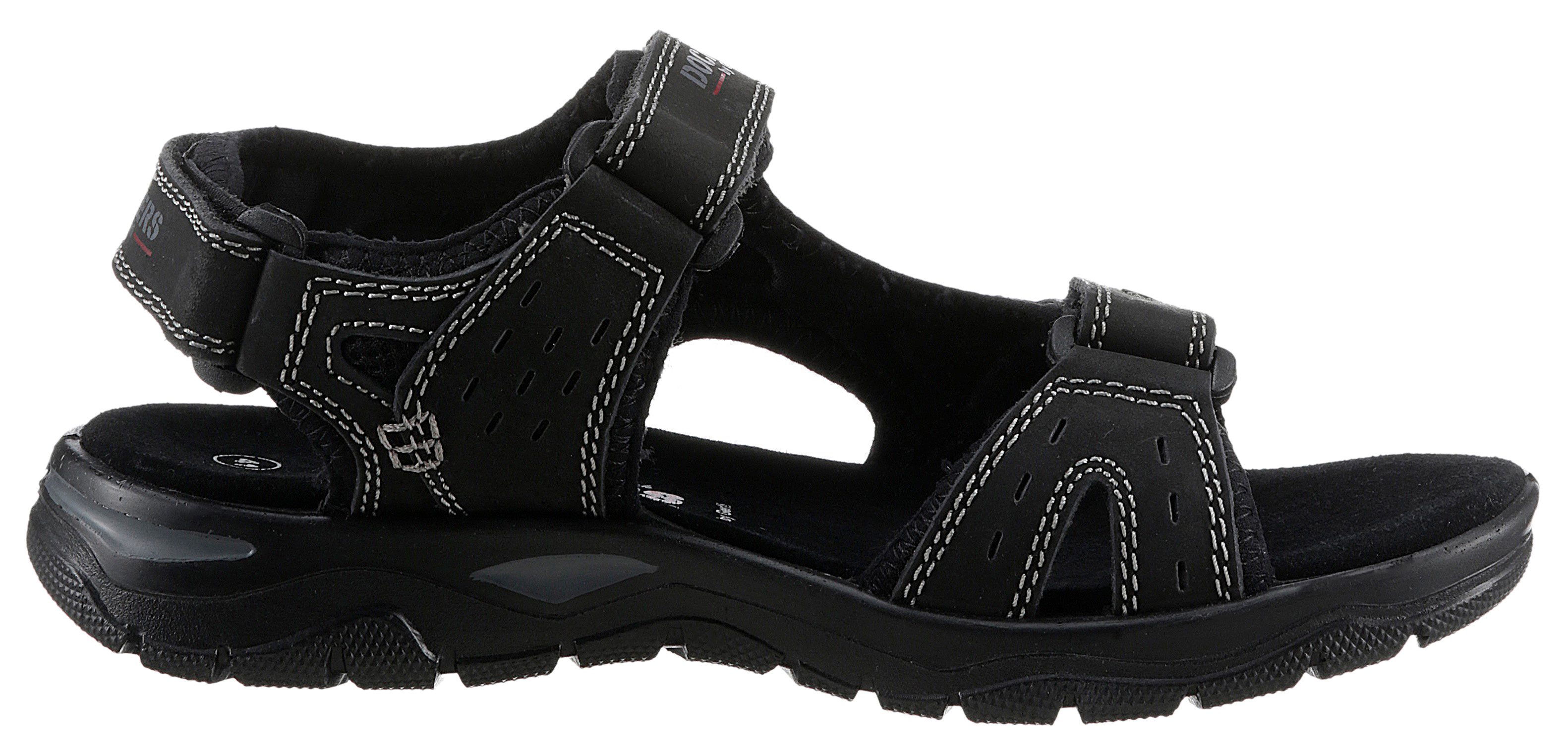 Dockers by Gerli Sandale Sommerschuh, Klettschuh, Outdoorschuh, in Trekking-Optik