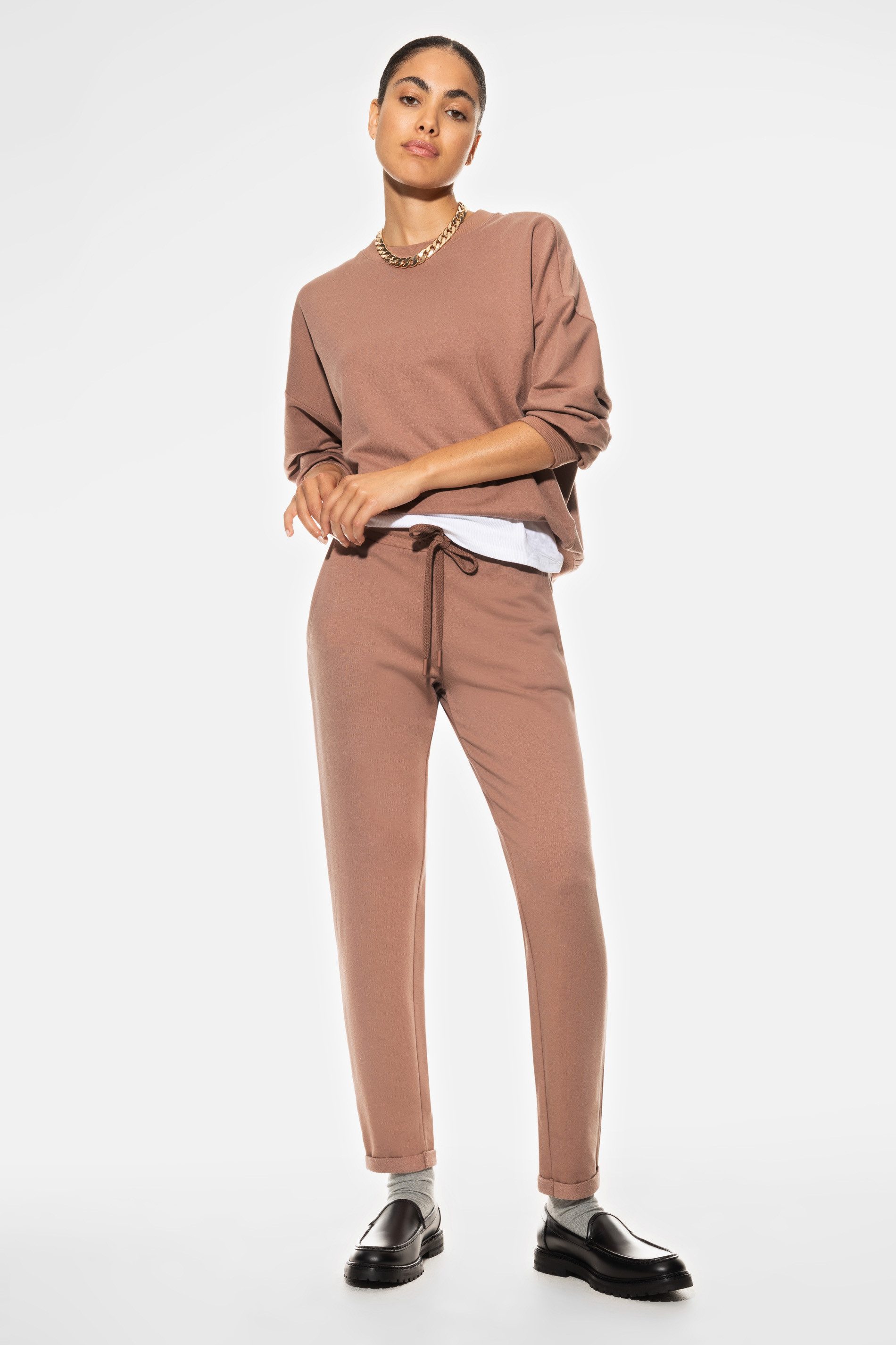Mey Schlafhose Mey Damen Hose Serie Rose Uni (1-tlg)