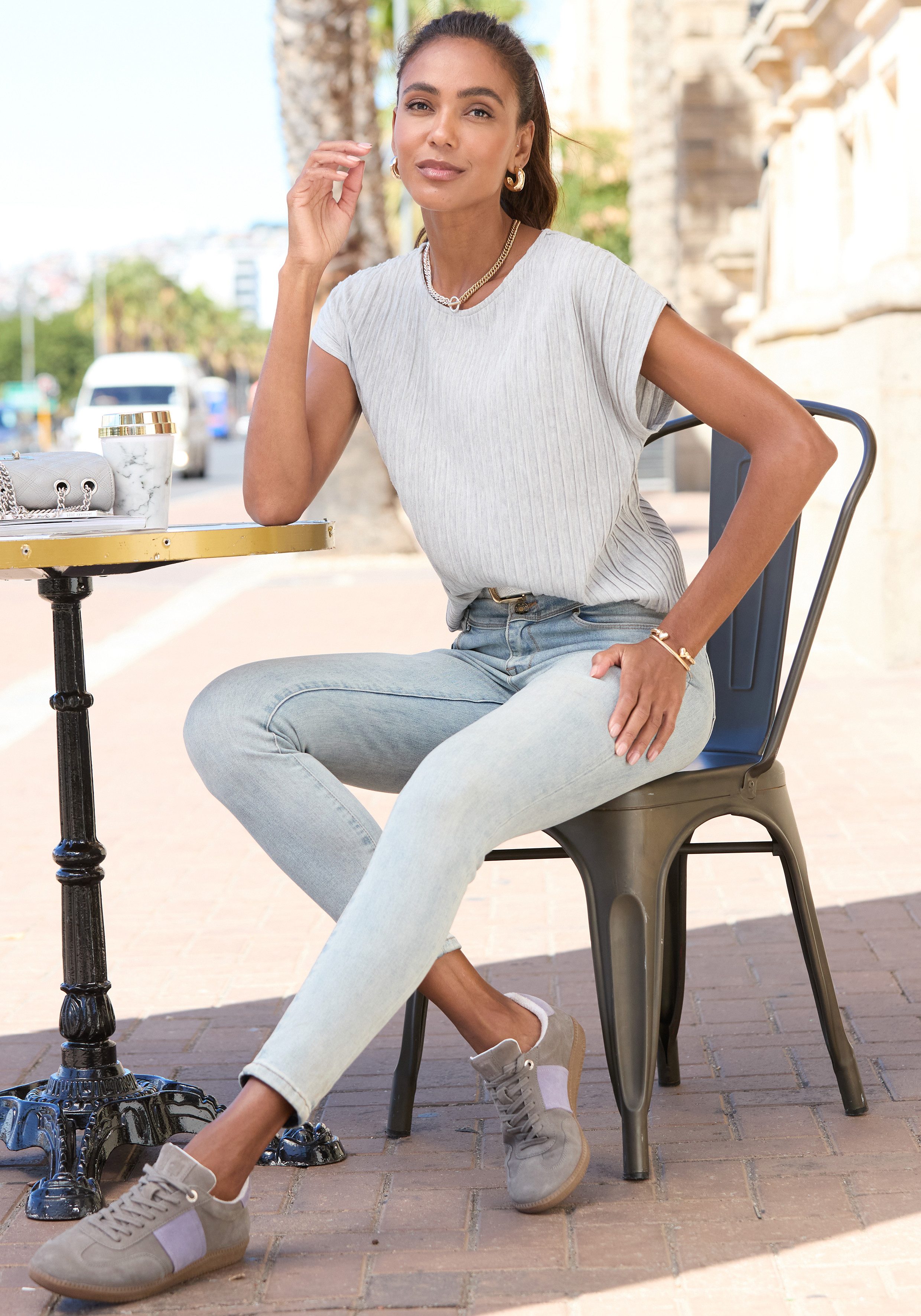 Elbsand Freizeitschuh, Schnürschuh Sneaker Retro Sneaker,Lederschuh, Schnür günstig online kaufen