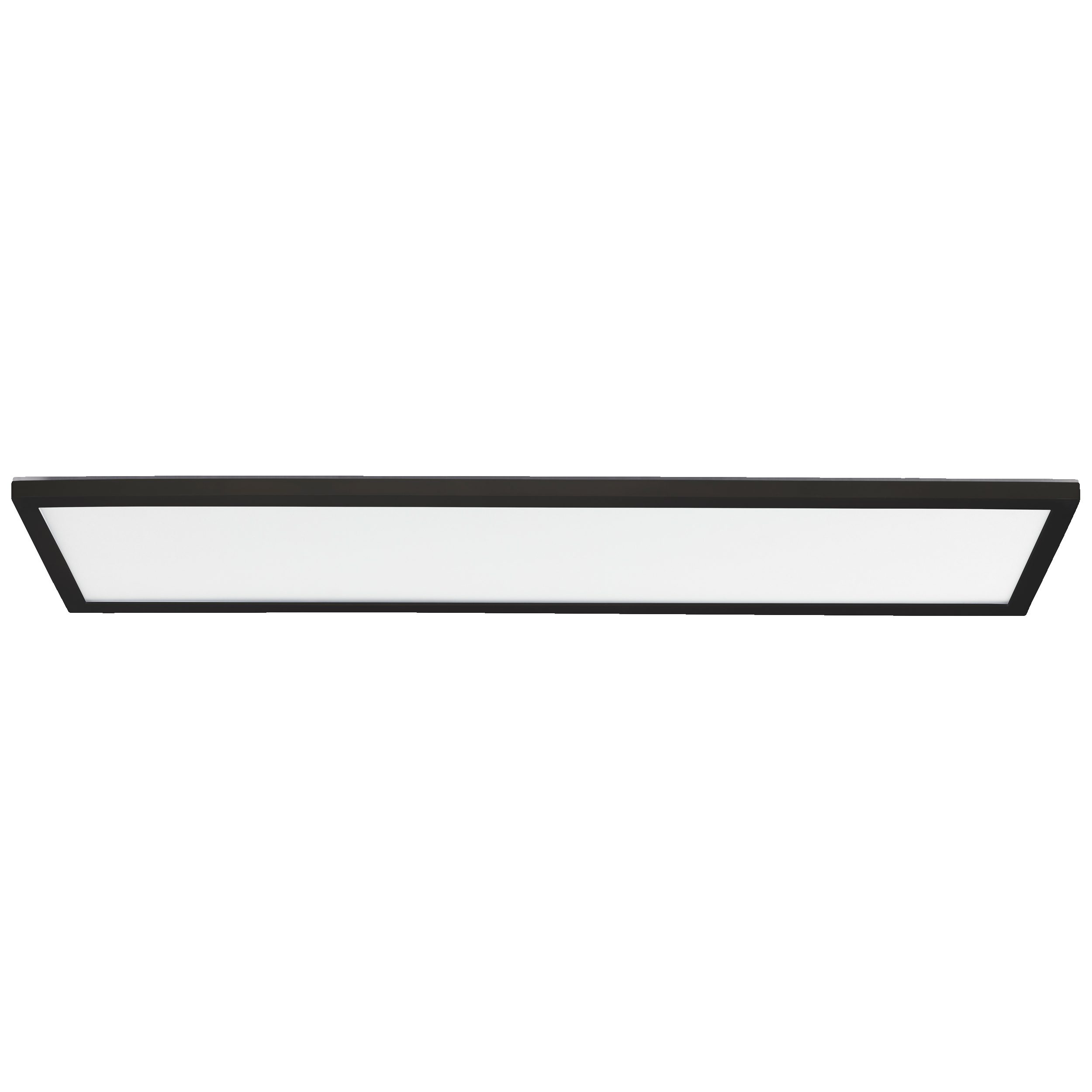 Lightbox LED Panel, CCT - über Fernbedienung, LED fest integriert, warmweiß - kaltweiß, LED Aufbaupaneel, 25x96cm, 3000lm, dimmbar, Fernbedienung, CCT,schwarz