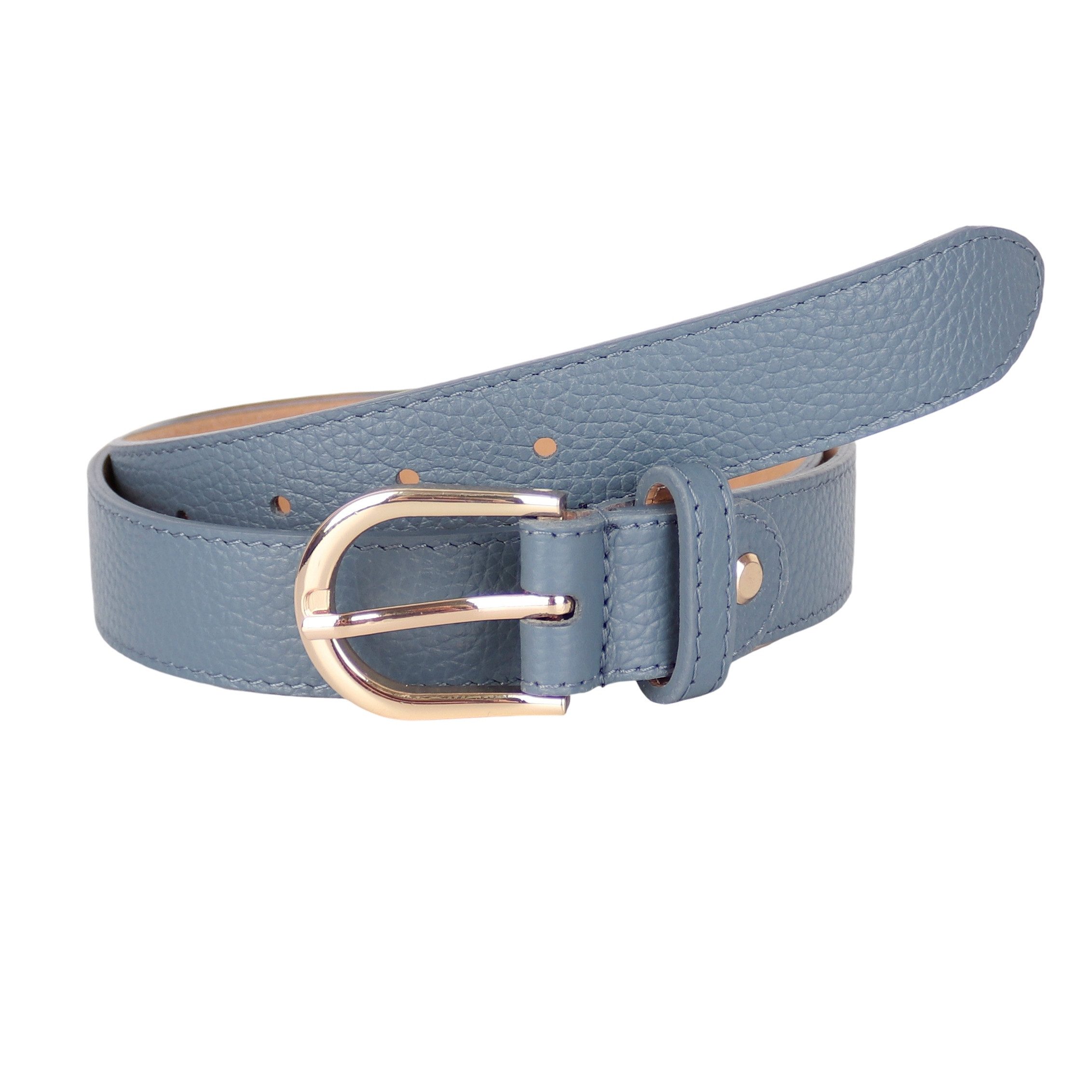 MIRROSI Ledergürtel Damen Herren Gürtel, Made in Italy, 3cm breit (Passt fast zu jeder Hosenschlaufe, aus Echtem Leder)