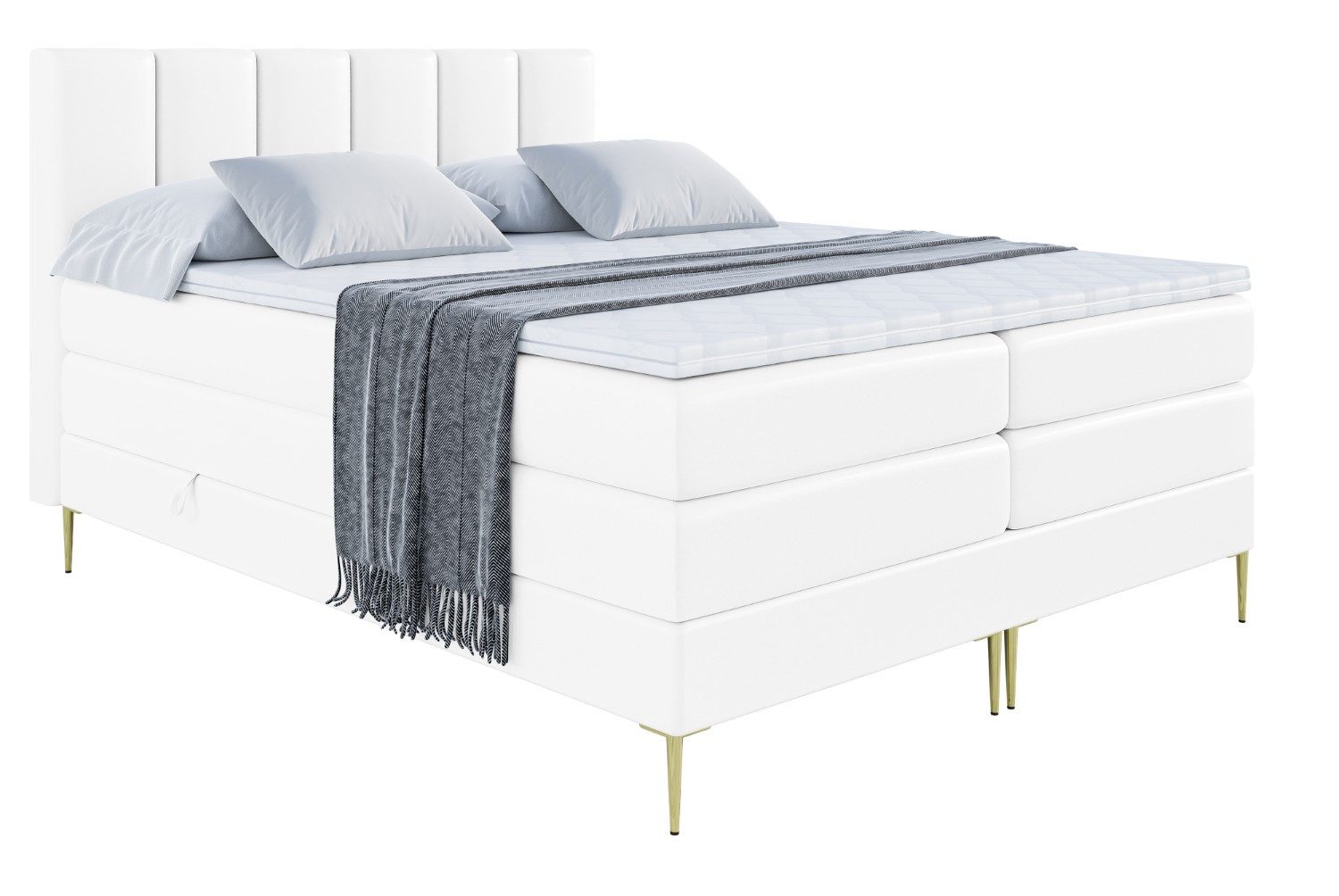 ALTDECOR Boxspringbett BOXI1-F KING (Multipocket-Matratze H4, günstig online kaufen