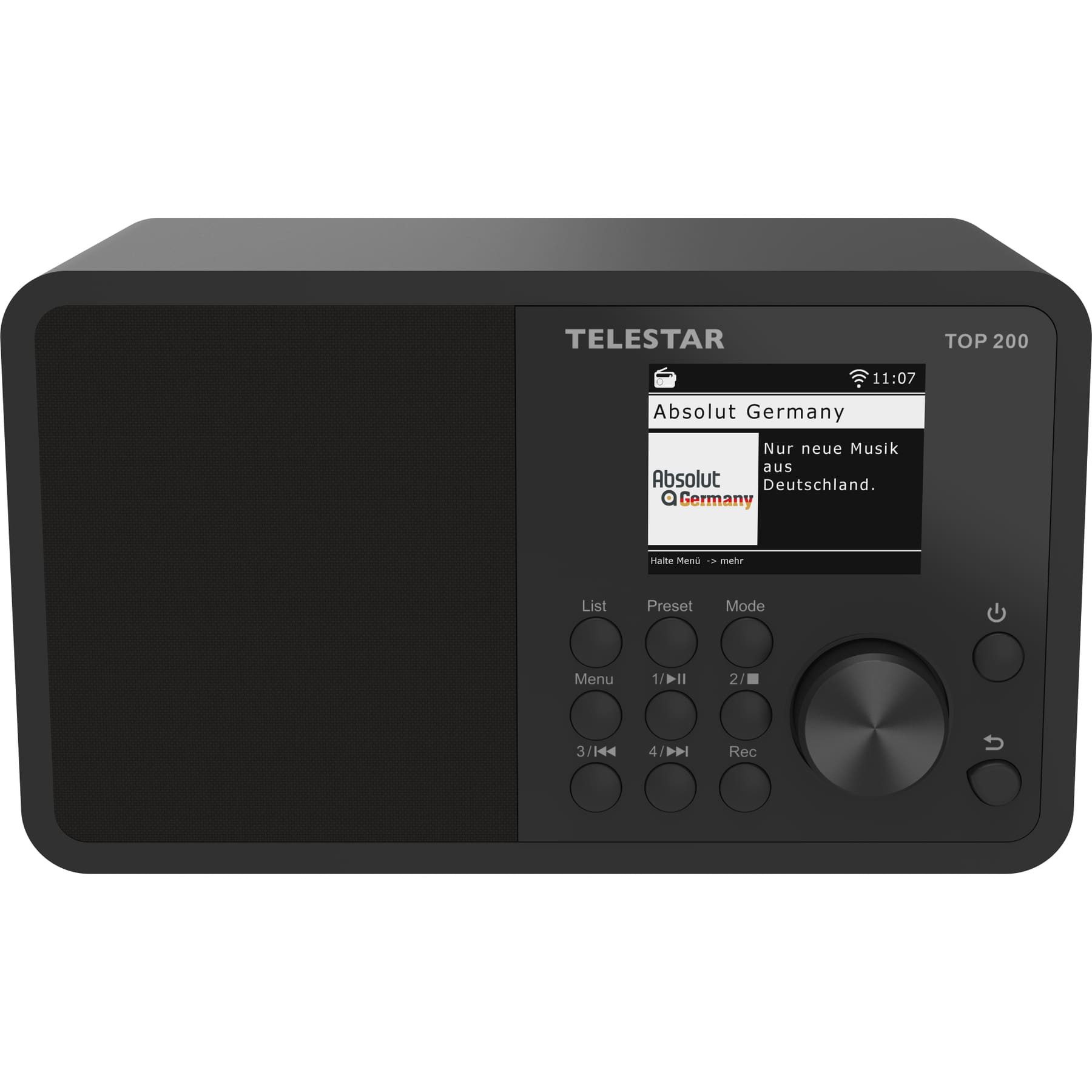 TELESTAR TELESTAR Internetradio TOP 200, DAB+/FM, schwarz Internet-Radio