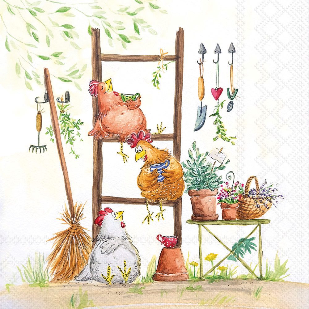 Ambiente® Papierserviette Serviette Break Time, (20 St), 20 Stück