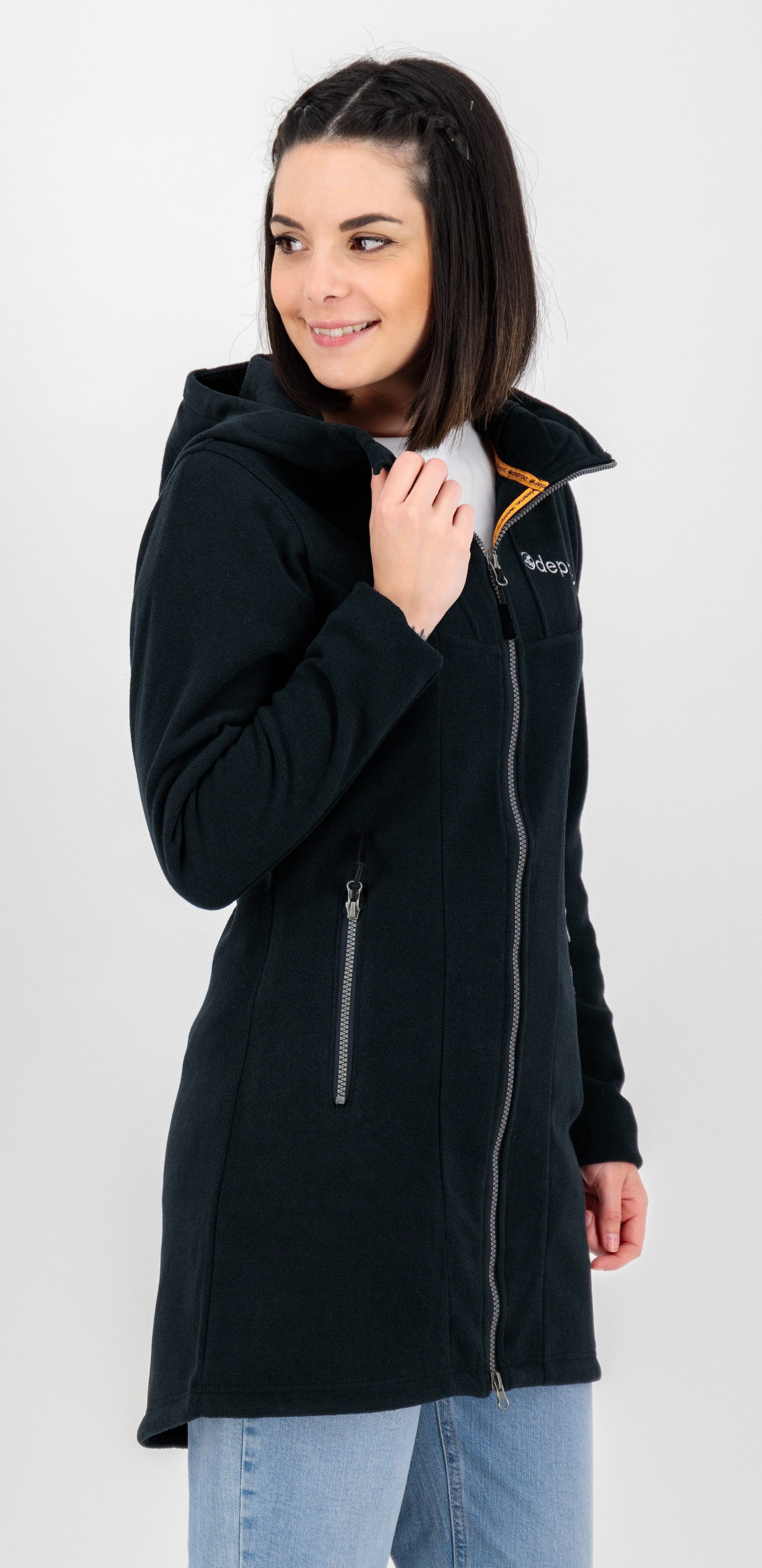 DEPROC Active Kurzmantel GLORY APRIL OS Strickfleecemantel, Fleecemantel au günstig online kaufen