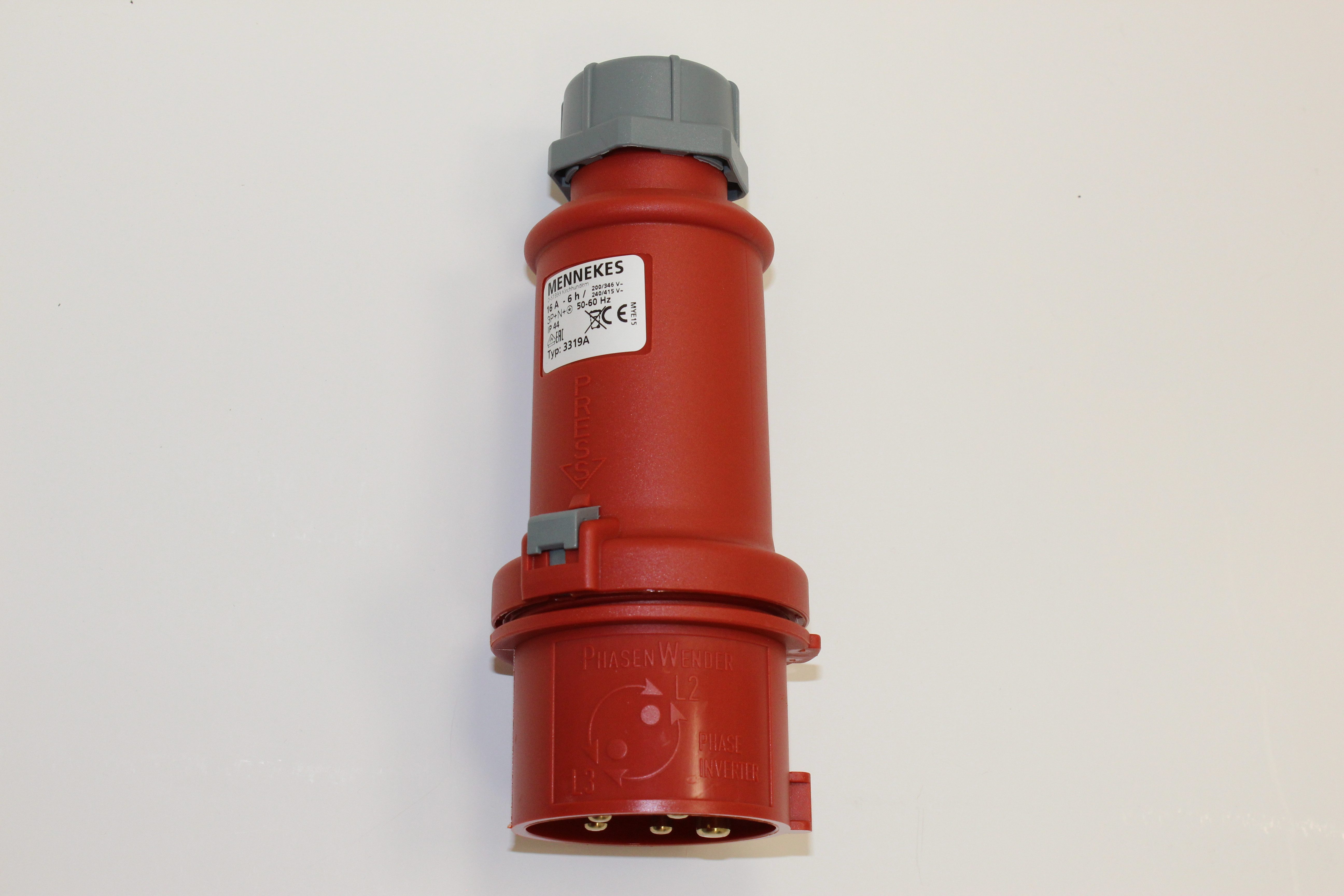 Mennekes CEE-Stecker Phasenwender 3319A, (1-St)