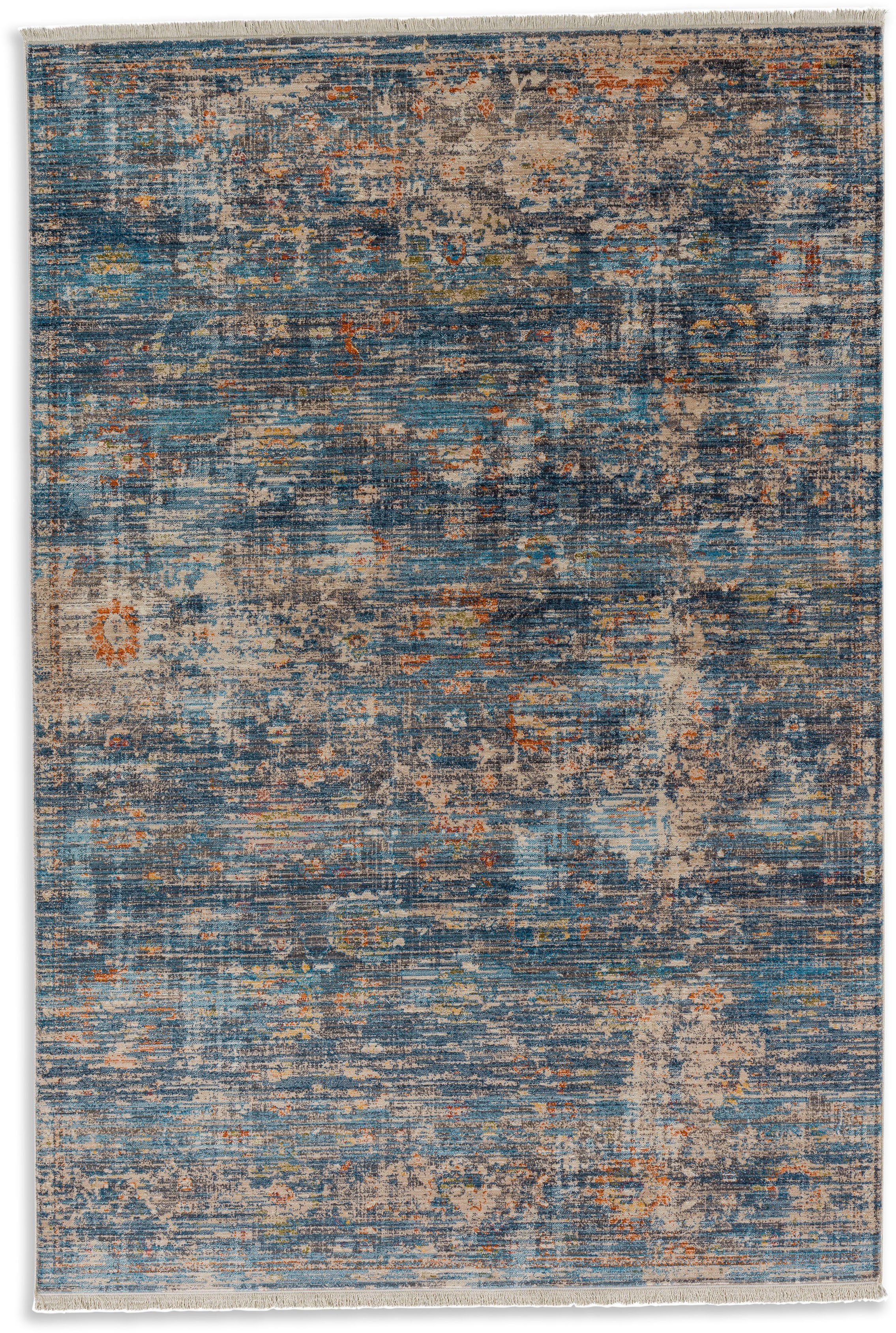 SCHÖNER WOHNEN-Kollektion Teppich Mystik 194, rechteckig, Höhe: 7 mm, Vintage Look, weiche Oberfläche, Wohnzimmer